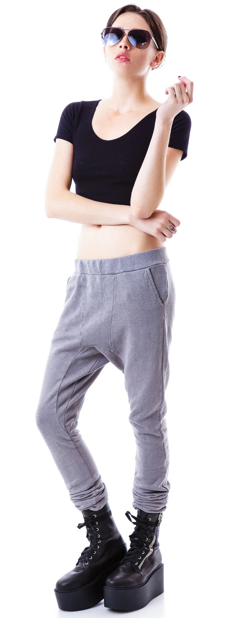 Hammer Time Drop Crotch Pants - Dark Gray - Image 15