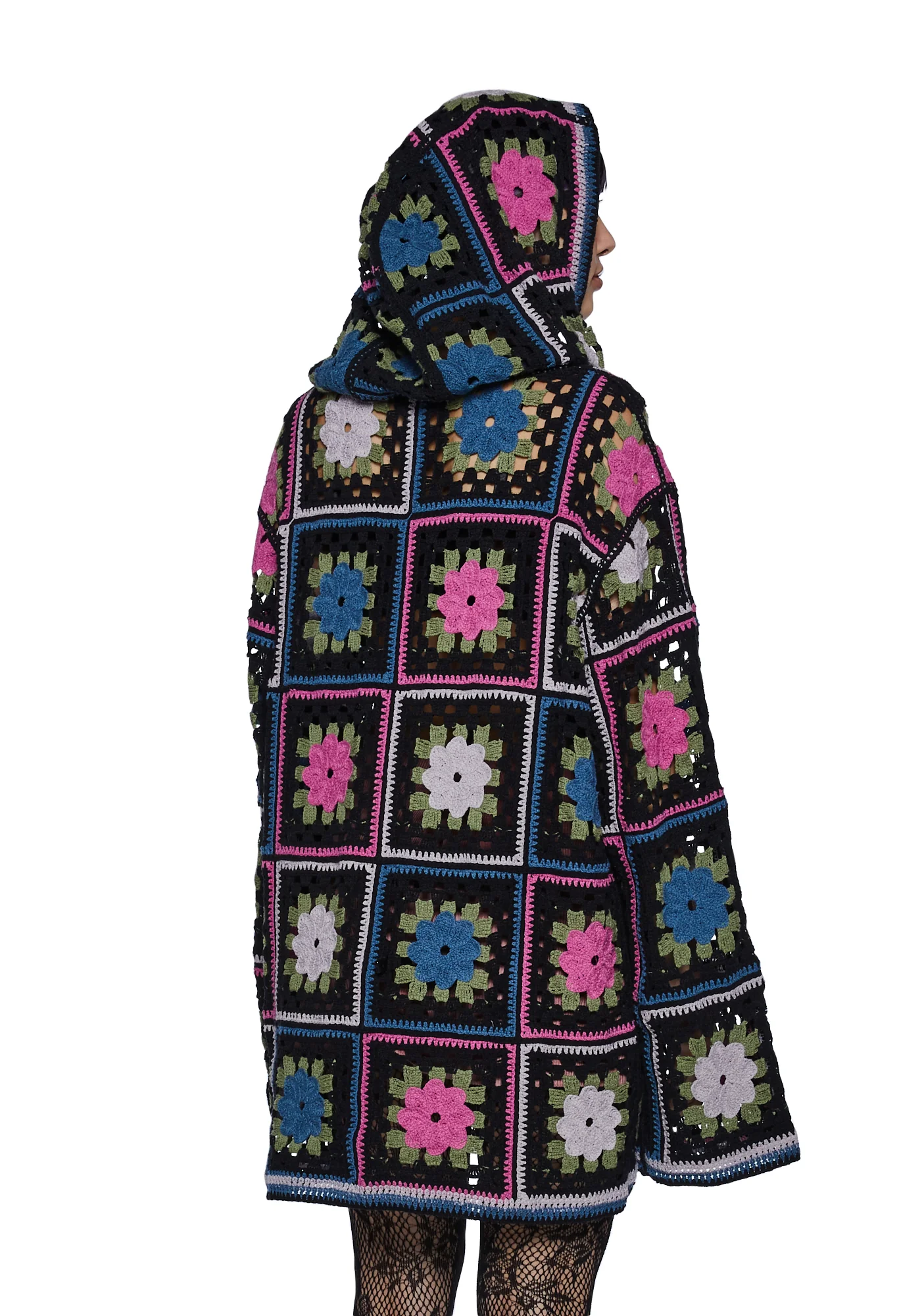 Hand Me Down Crochet Hoodie - Image 4