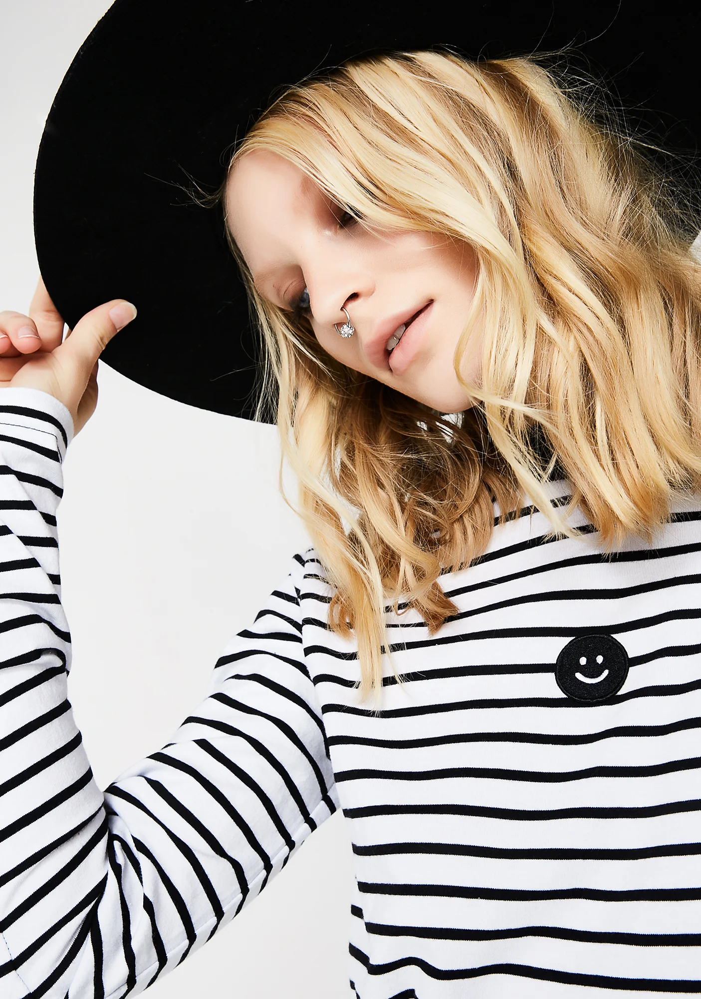 Happy Face Stripey Long Sleeve - Image 3