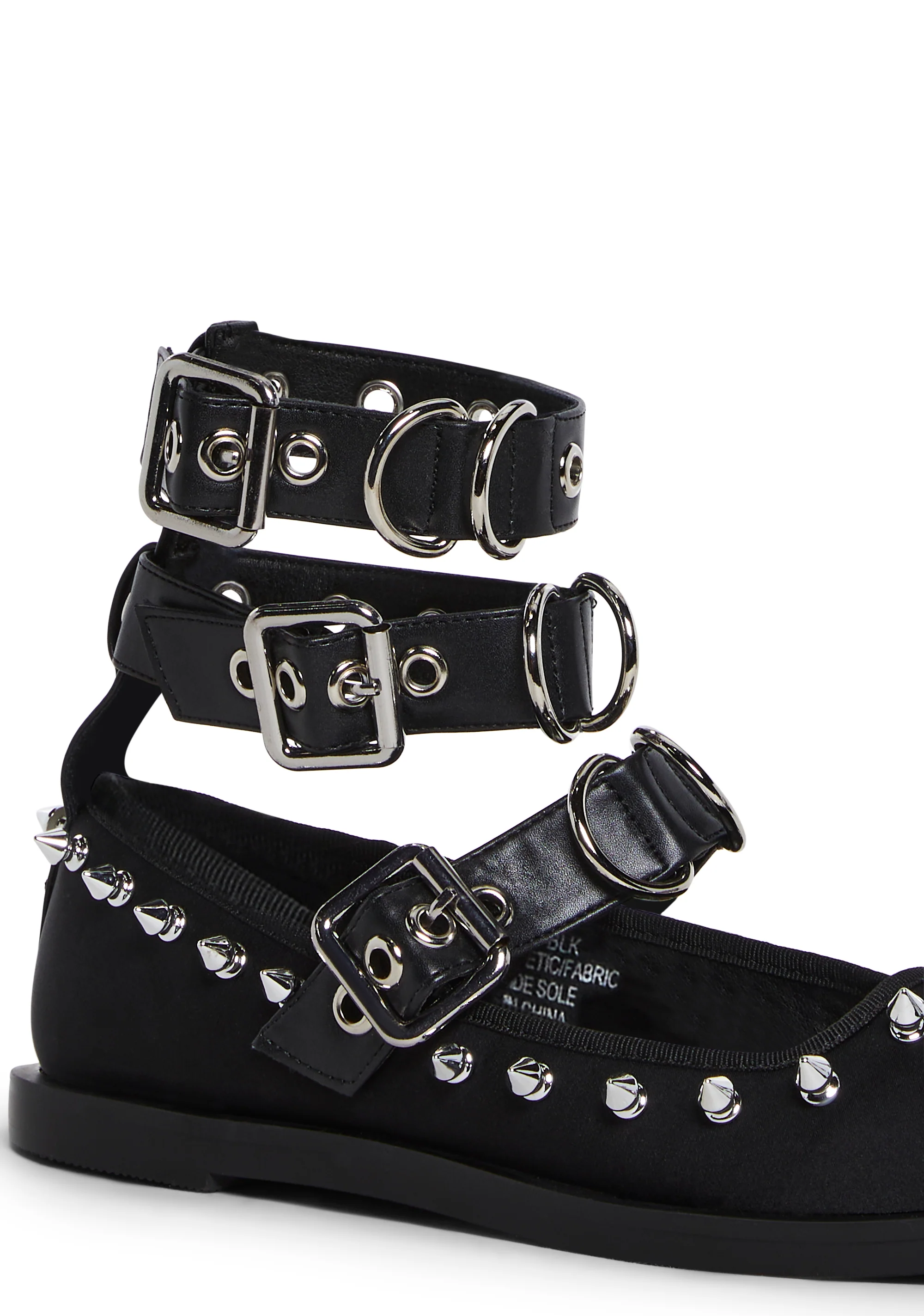 Killer Ballerina Ballet Flats - Black - Image 2