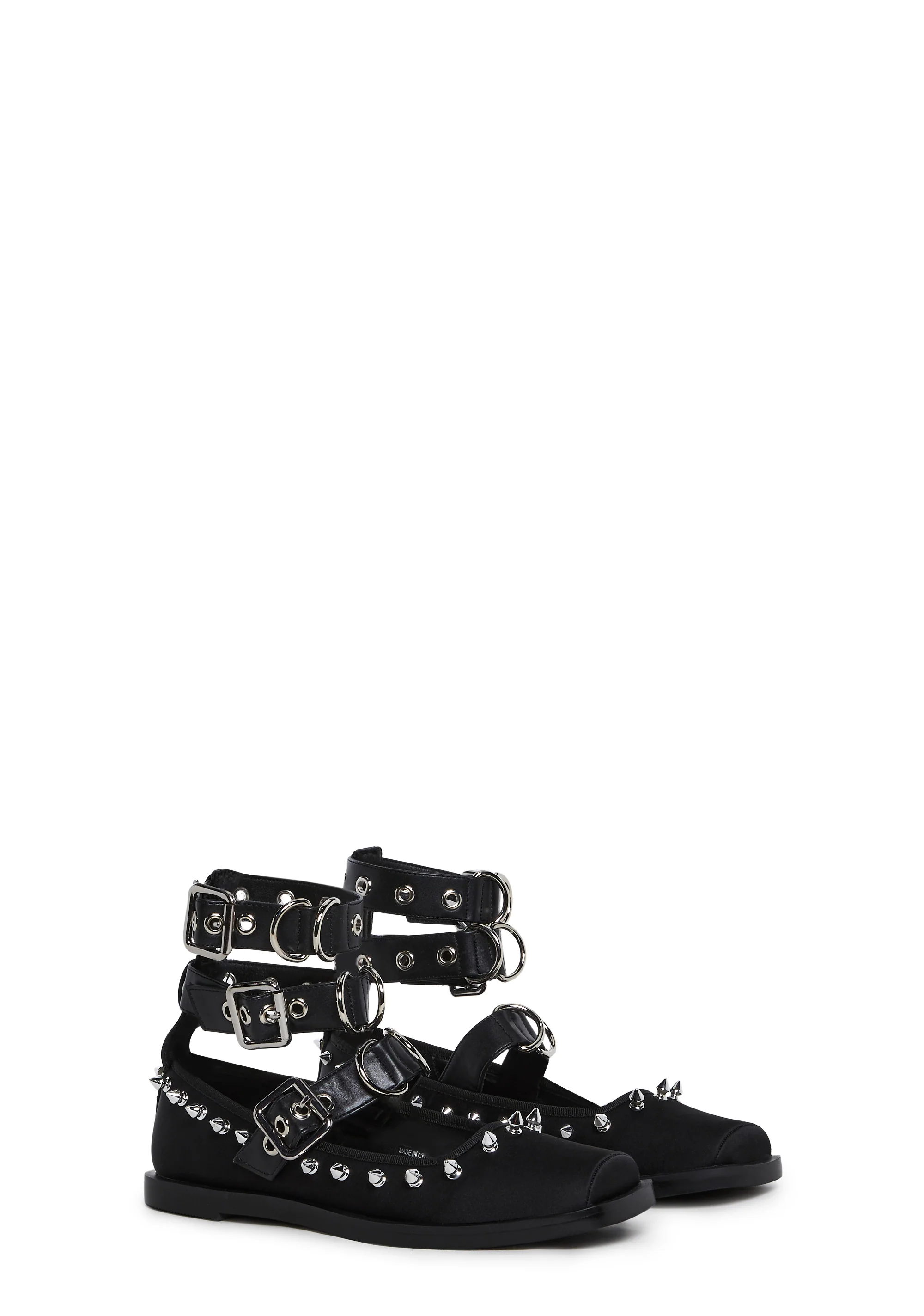 Killer Ballerina Ballet Flats - Black - Image 3