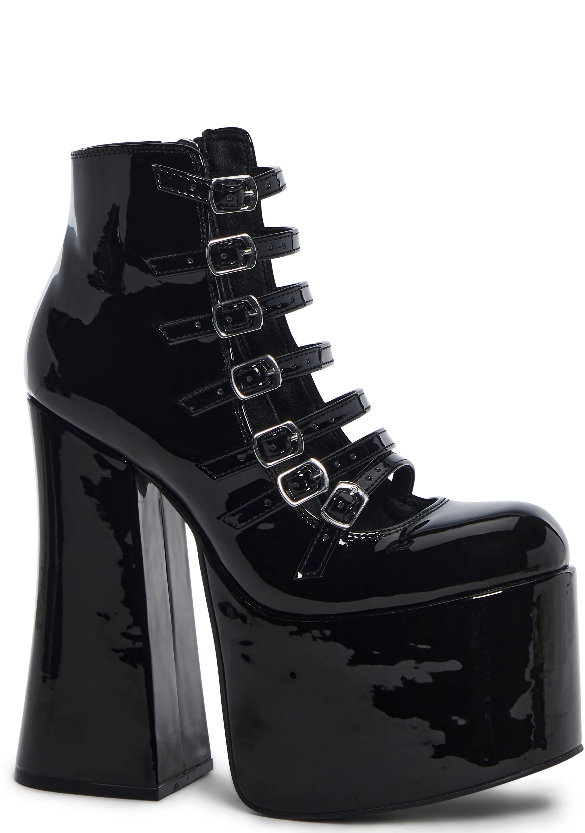 Hardcore Dazzle Platform Booties - Black - Image 2