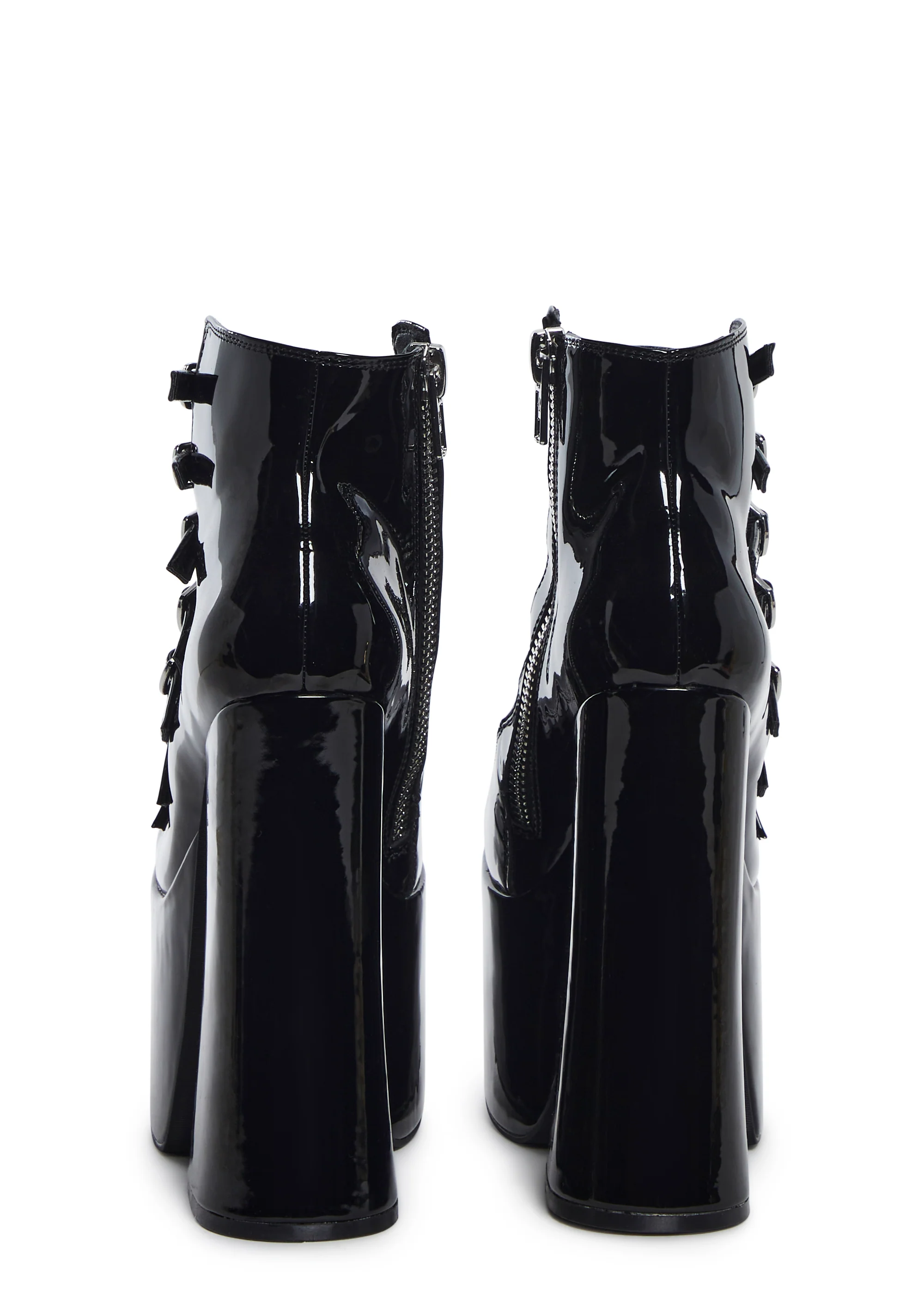 Hardcore Dazzle Platform Booties - Black - Image 4