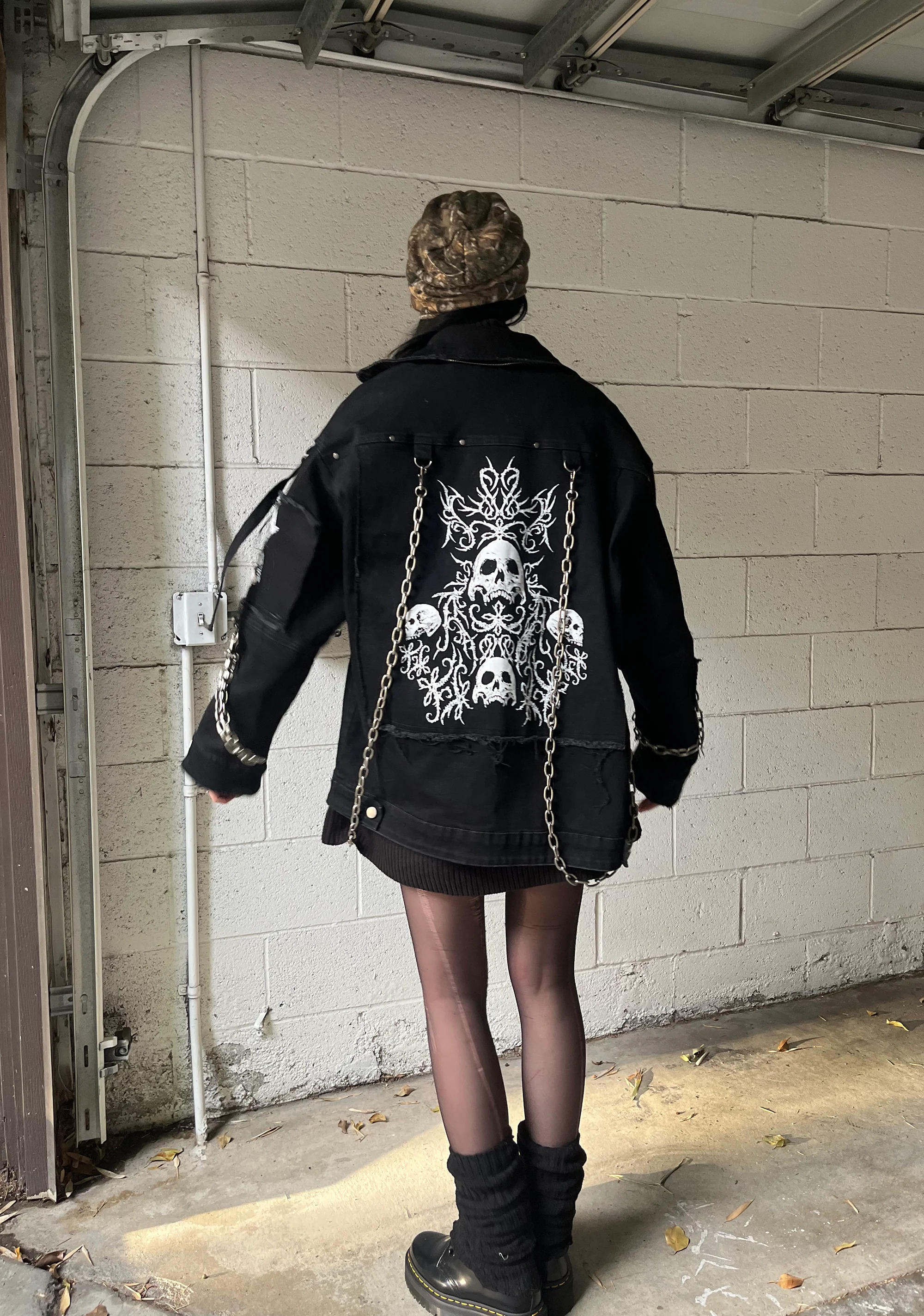 Hardcore Heavy Metal Trucker Jacket - Image 9
