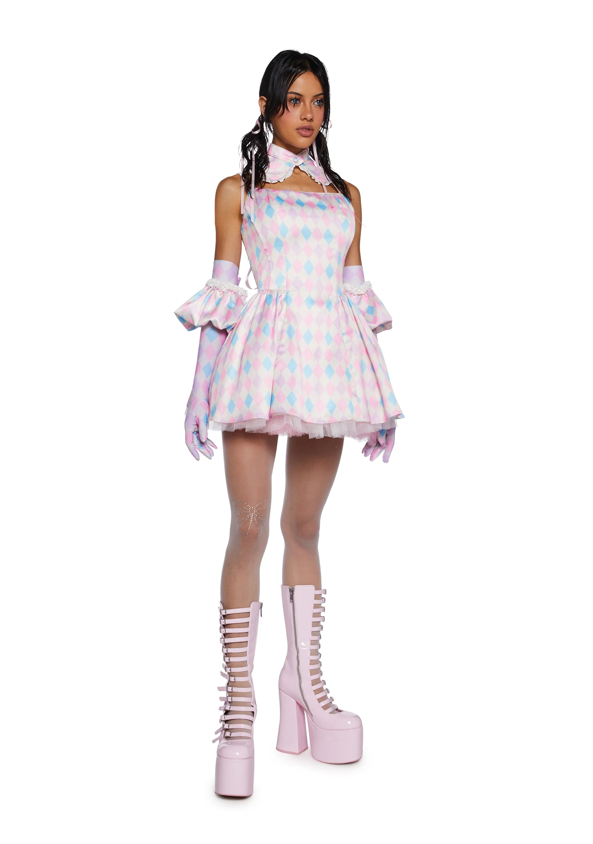 Harlequin Fantasy 3-Piece Dress Set - Image 2