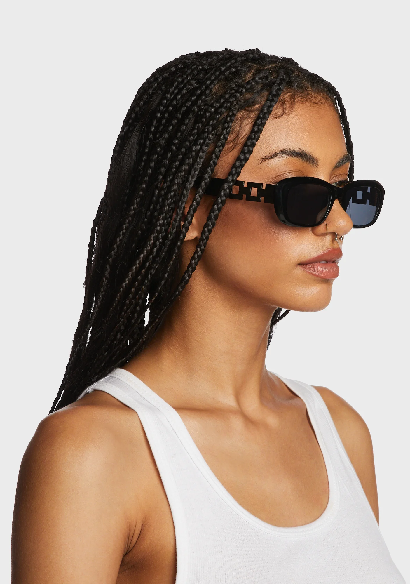 Harlow Cat Sunglasses - Black - Image 2