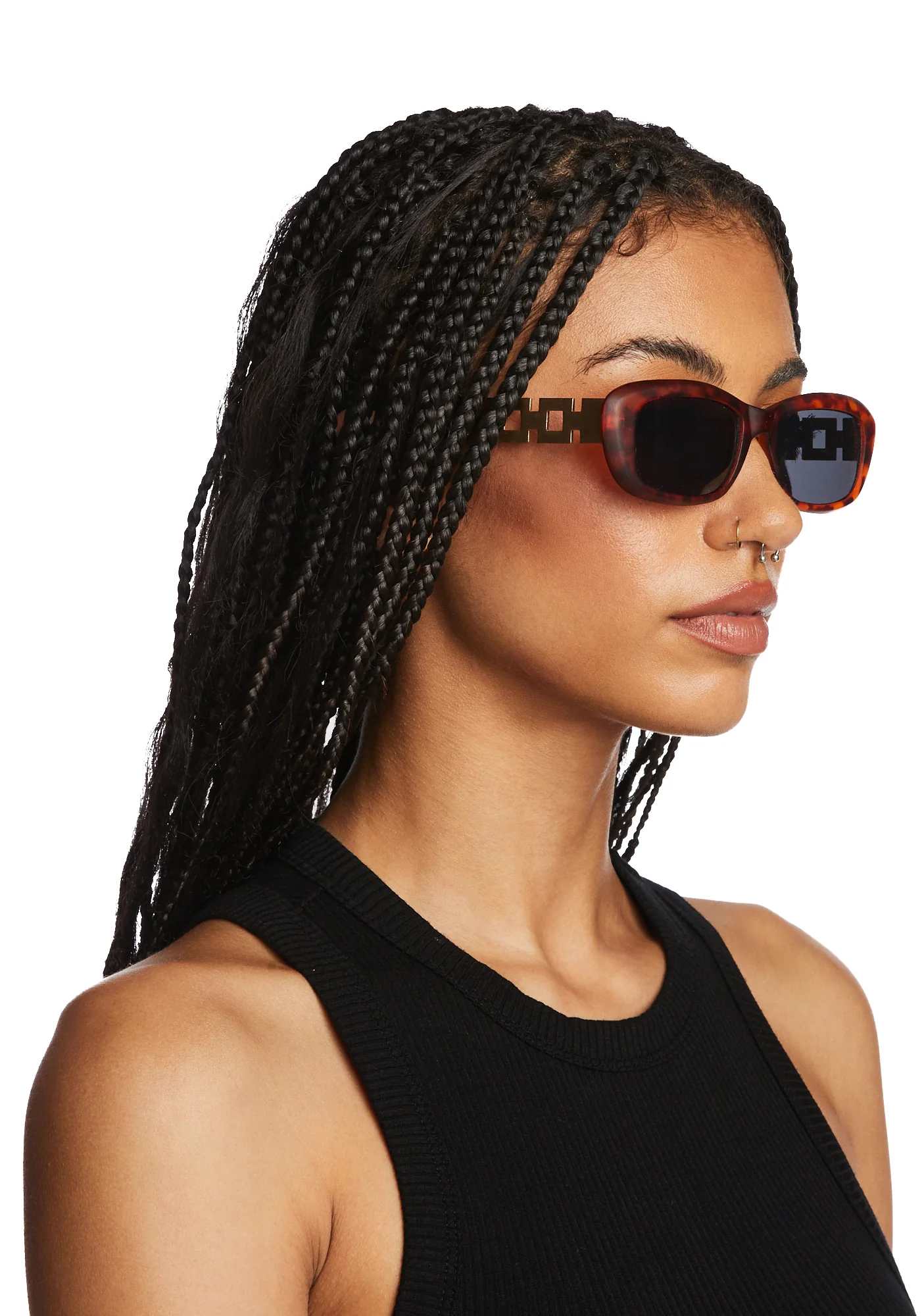 Harlow Cat Sunglasses - Brown - Image 2