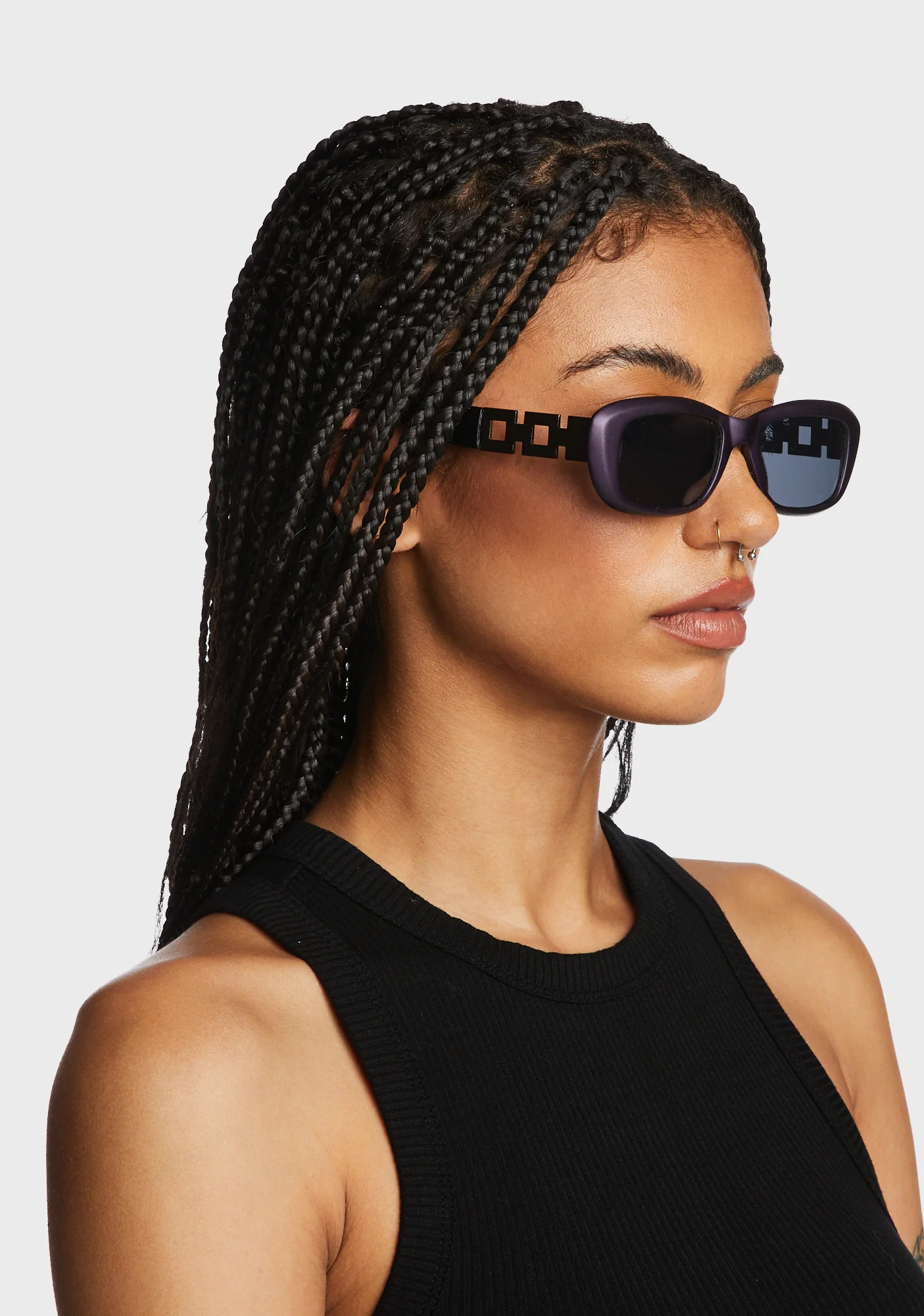 Harlow Cat Sunglasses - Purple - Image 2