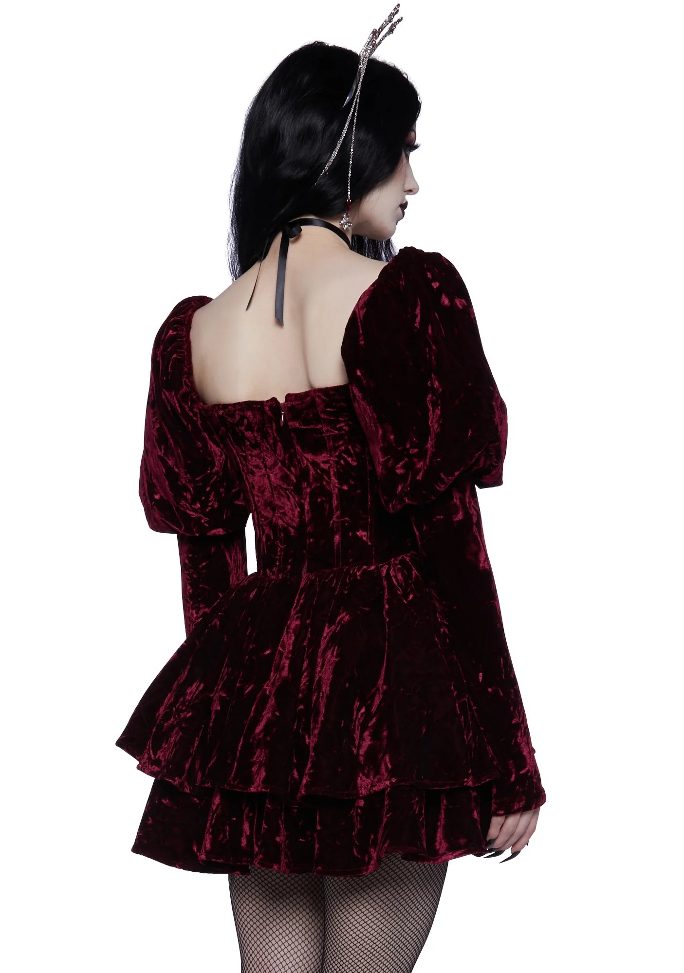 Haunted Hearts Mini Dress - Image 4