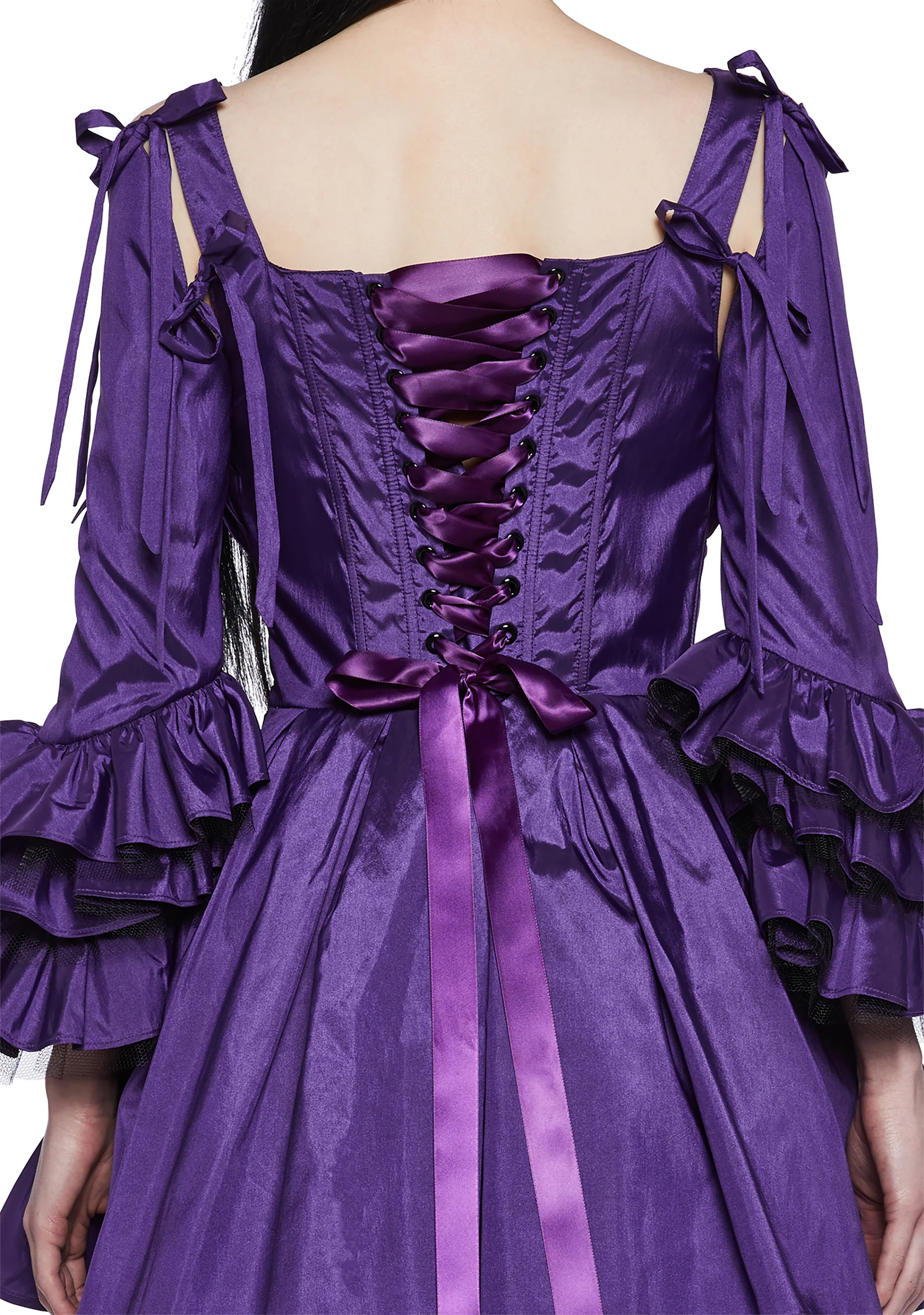 Haunted Hue Mini Dress - Purple - Image 6