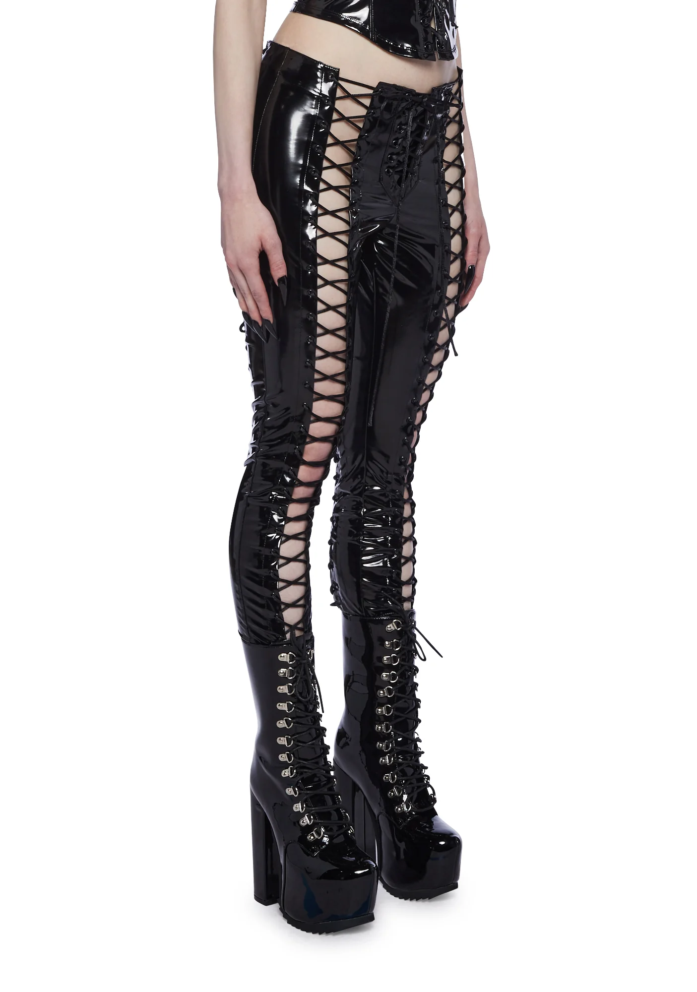 Have Mercy Lace Up Pants - Image 3