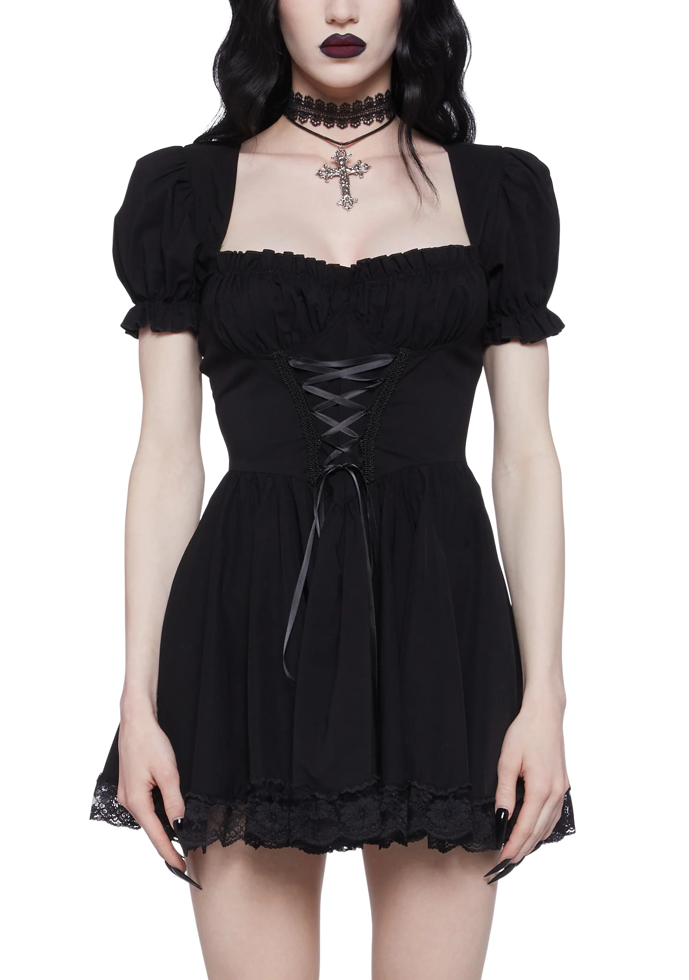 Hazy Haunting Mini Dress - Image 6