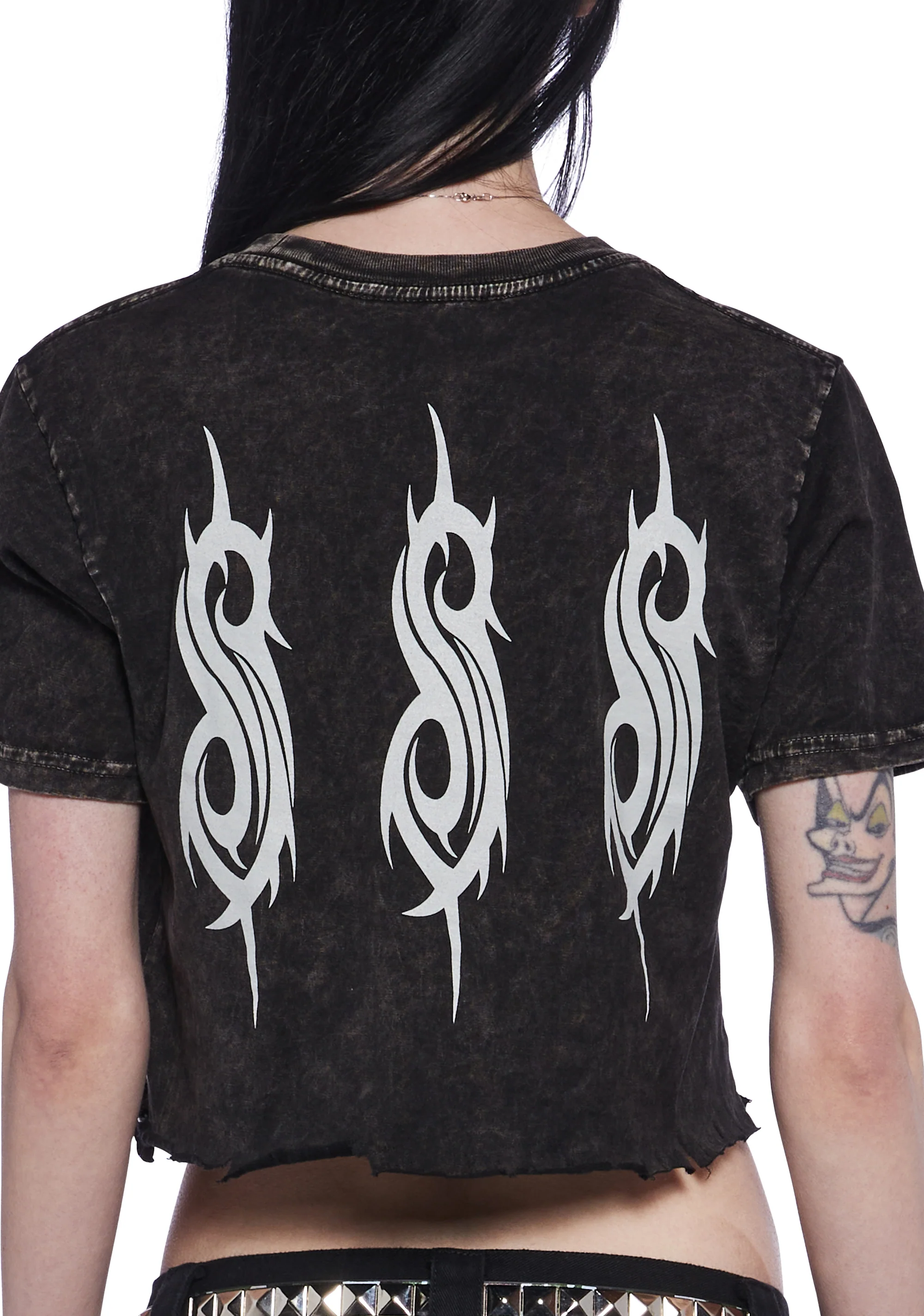 Headbanging Graphic Crop Top - Image 6