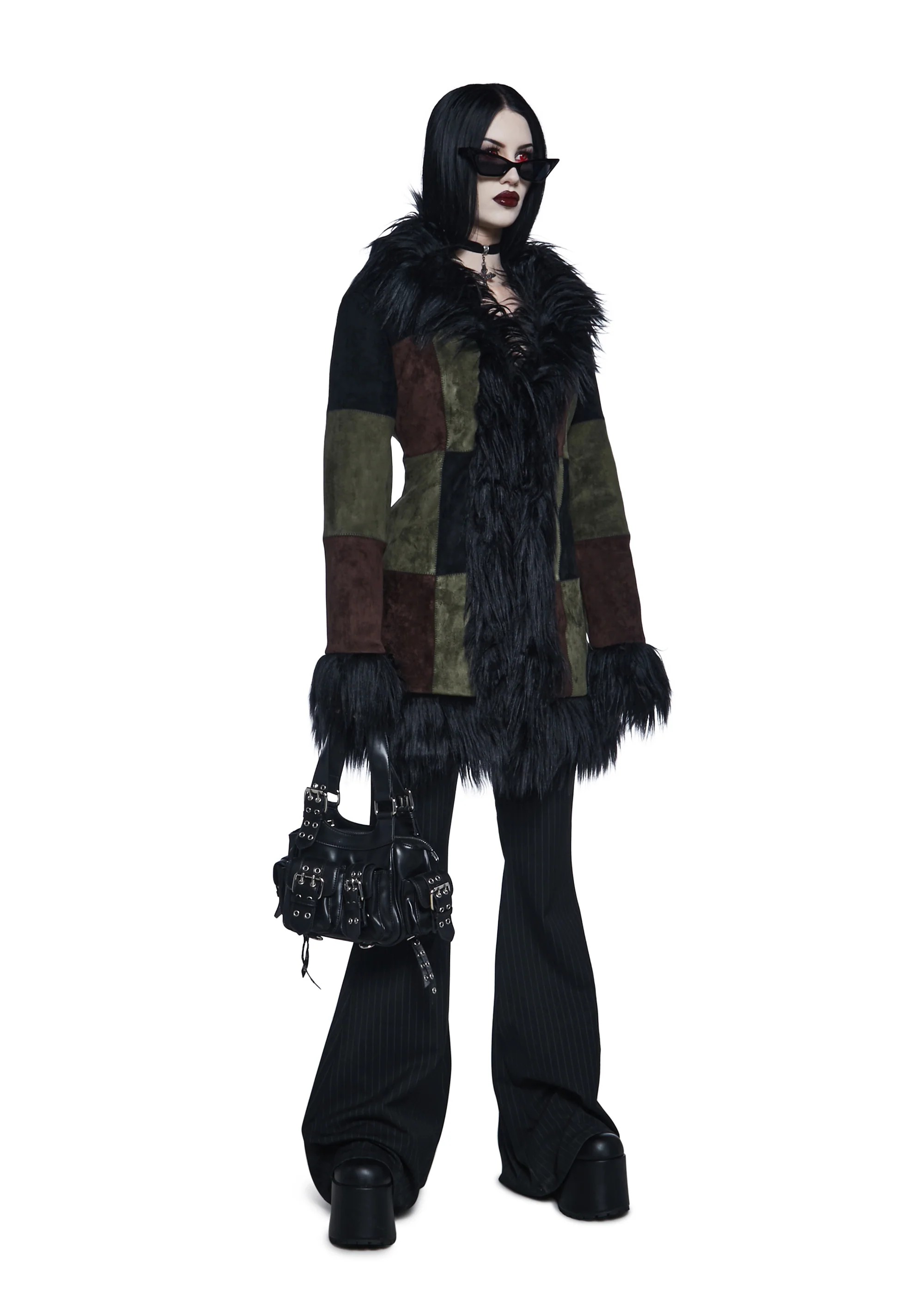 Hearing Heartbeats Faux Suede Coat - Image 3