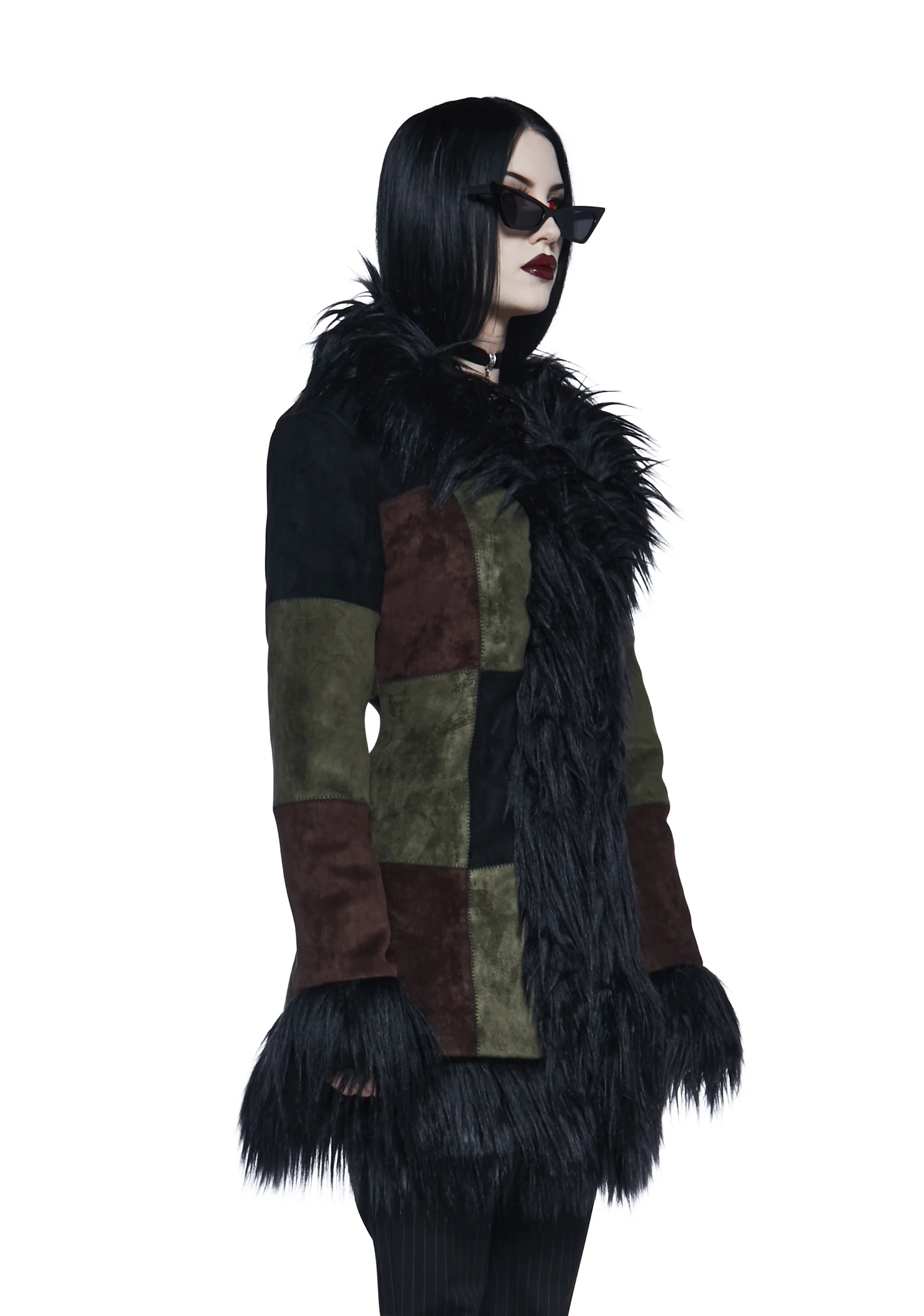 Hearing Heartbeats Faux Suede Coat - Image 4