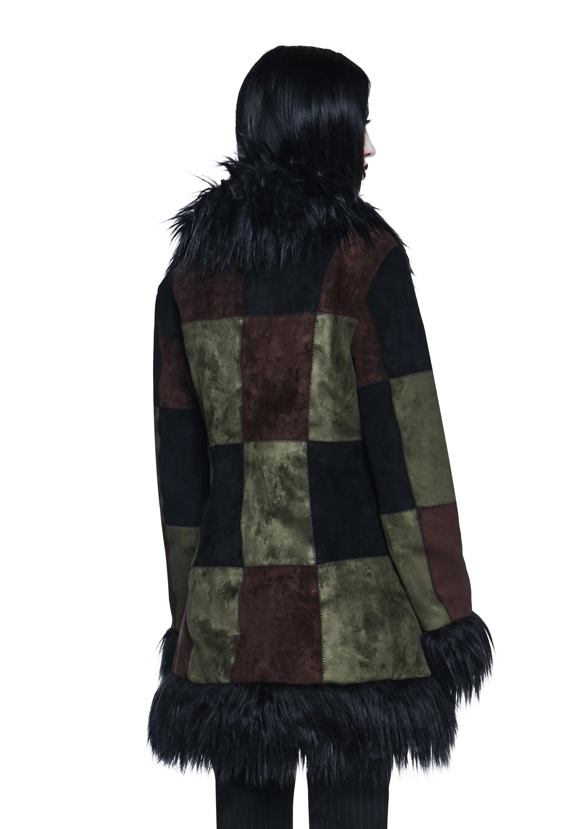 Hearing Heartbeats Faux Suede Coat - Image 5