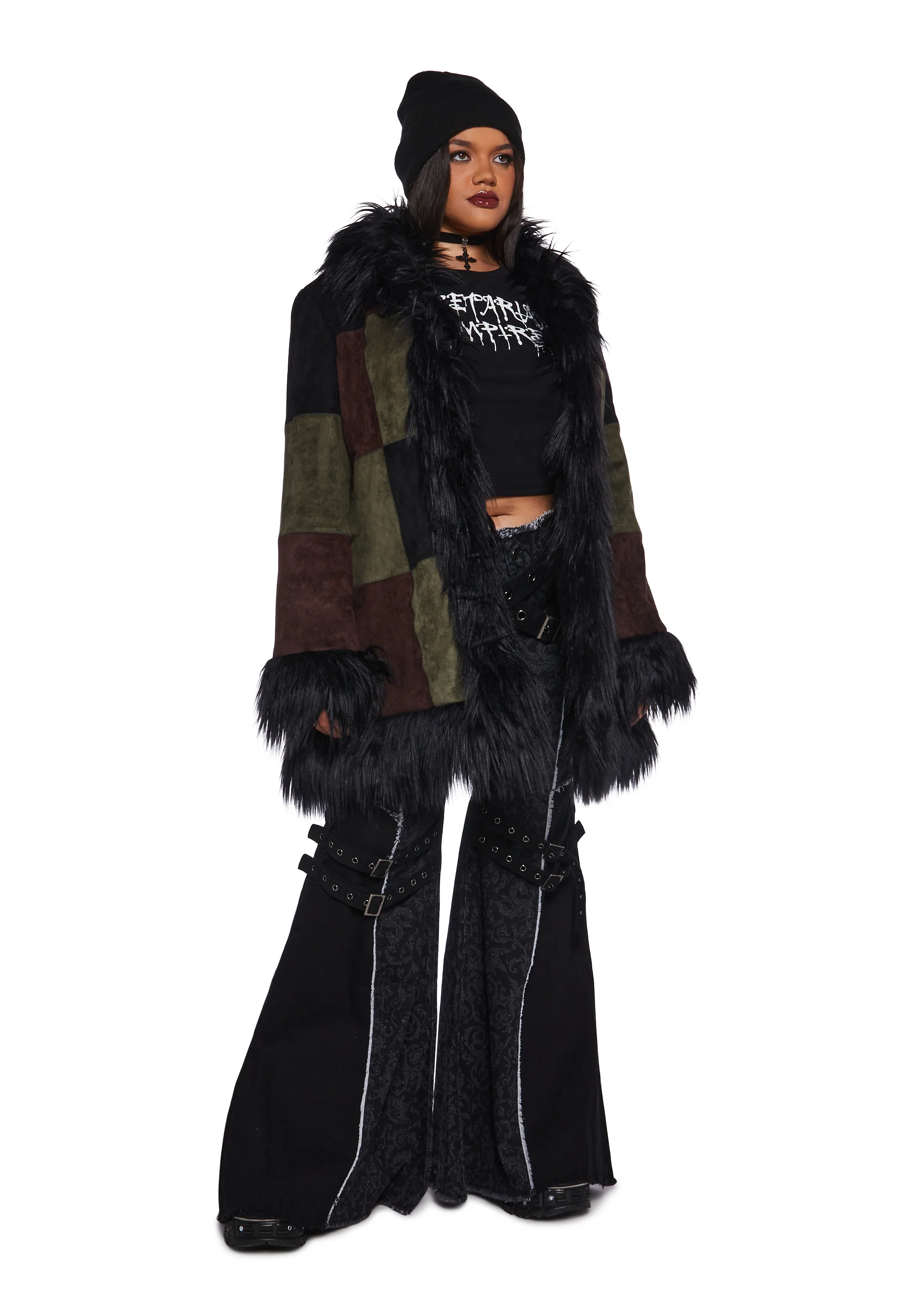 Hearing Heartbeats Faux Suede Coat - Image 7