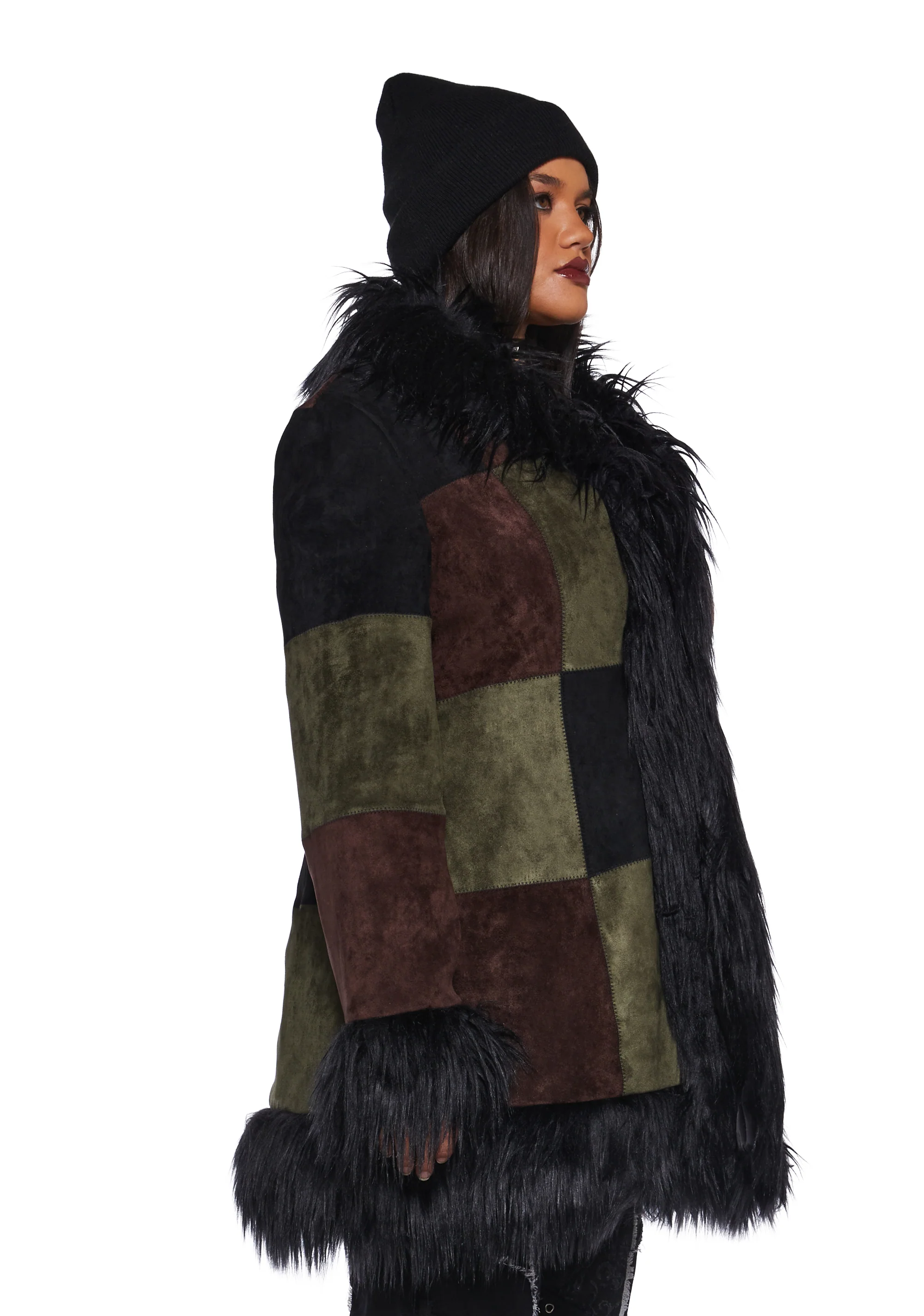 Hearing Heartbeats Faux Suede Coat - Image 8