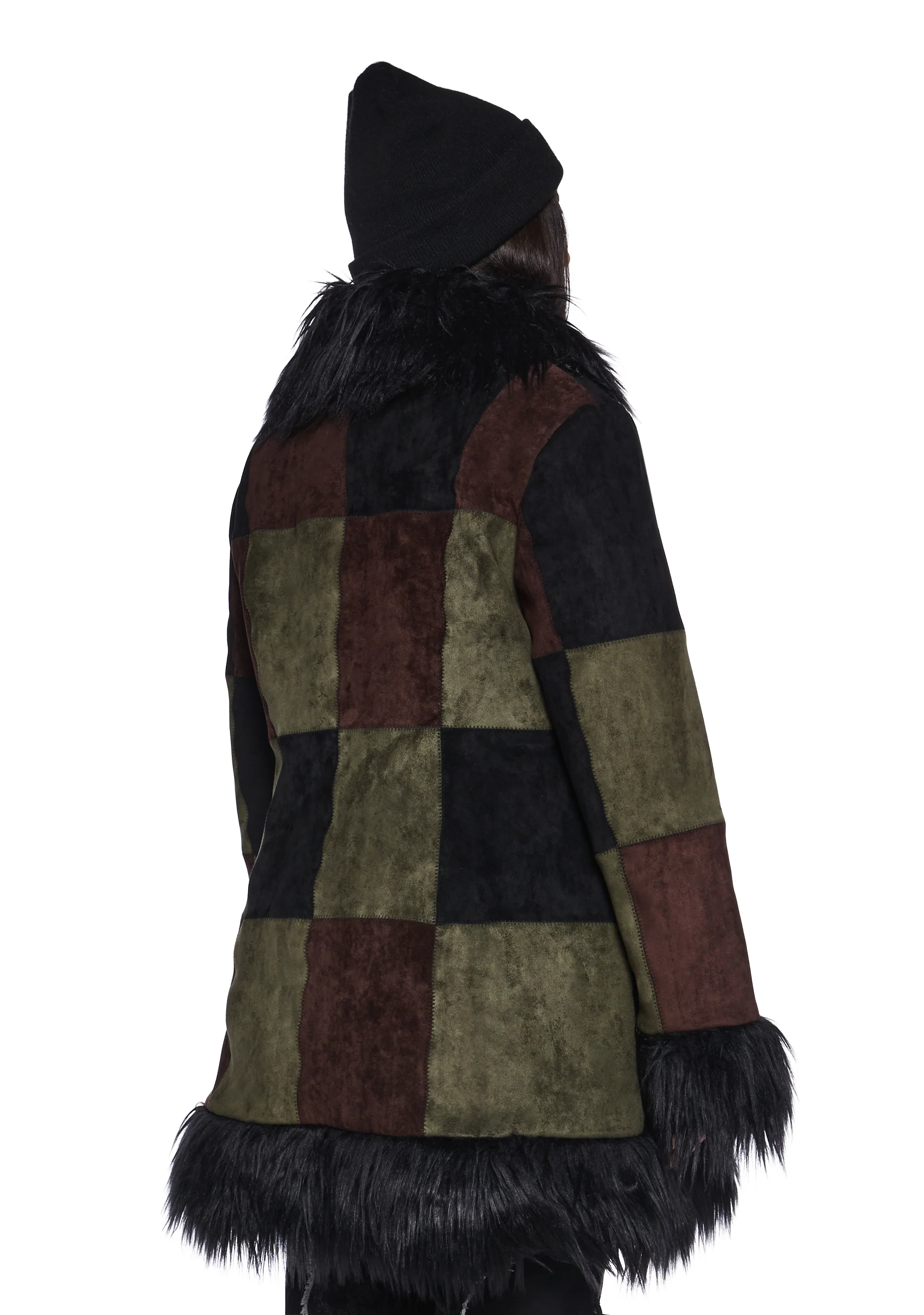 Hearing Heartbeats Faux Suede Coat - Image 9