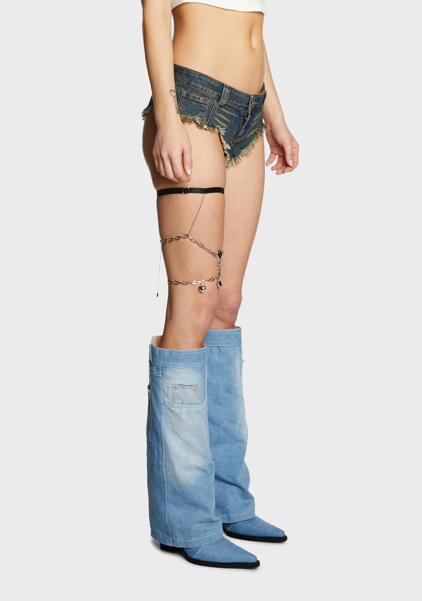 Heart Ablaze Thigh Chain - Image 5