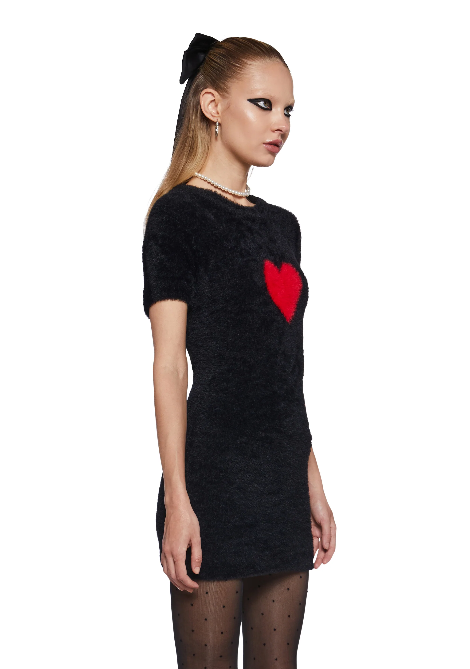 Heart Light Fuzzy Dress - Image 4