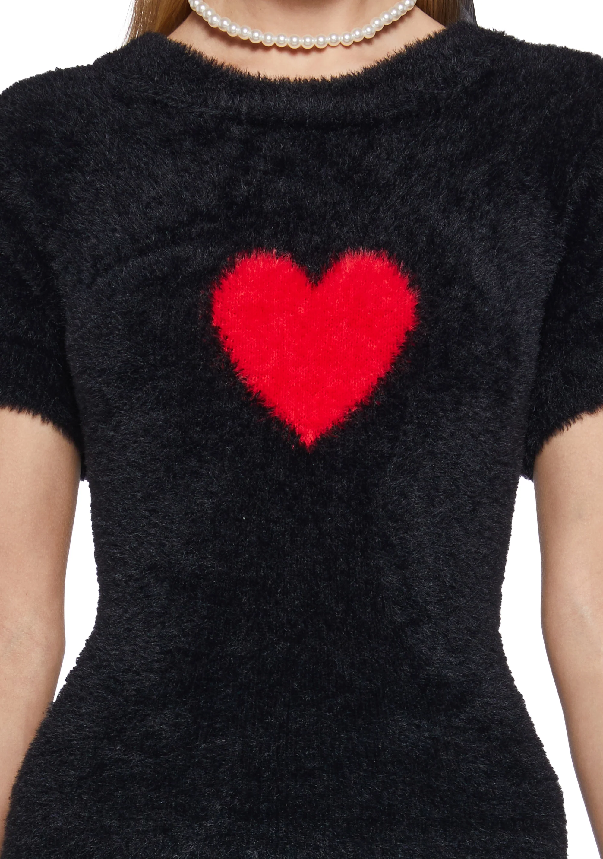 Heart Light Fuzzy Dress - Image 6