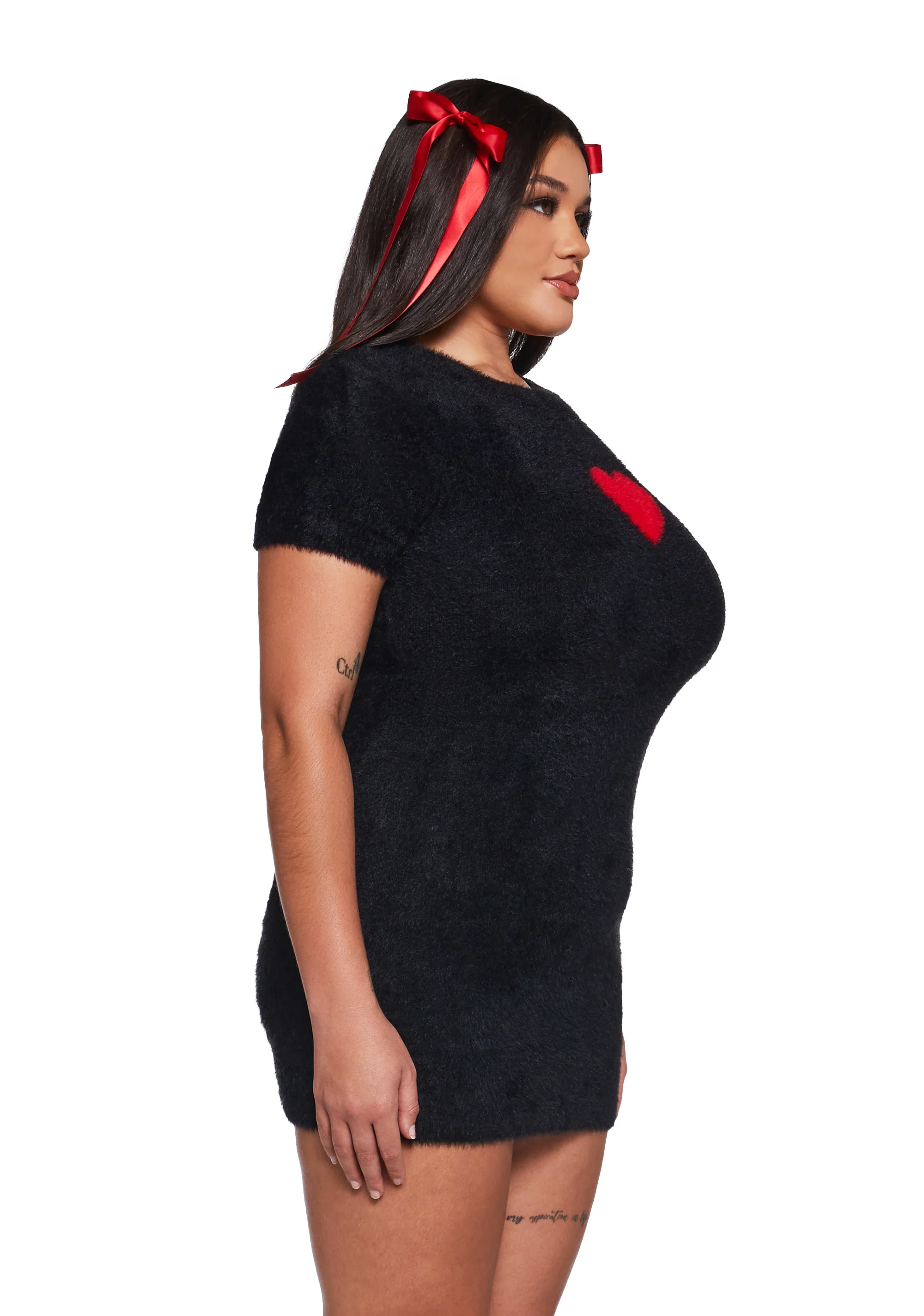 Heart Light Fuzzy Dress - Image 8