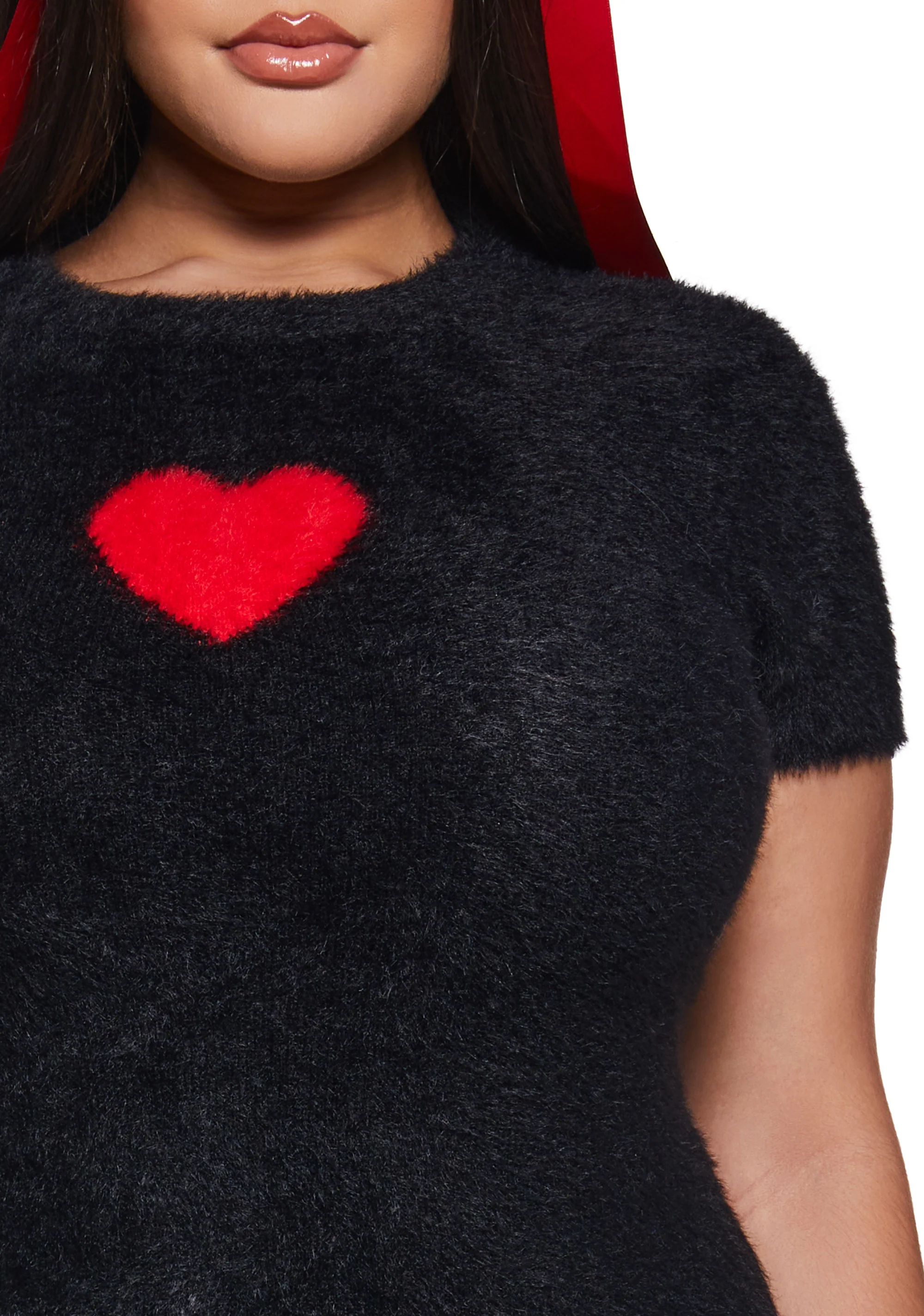 Heart Light Fuzzy Dress - Image 9