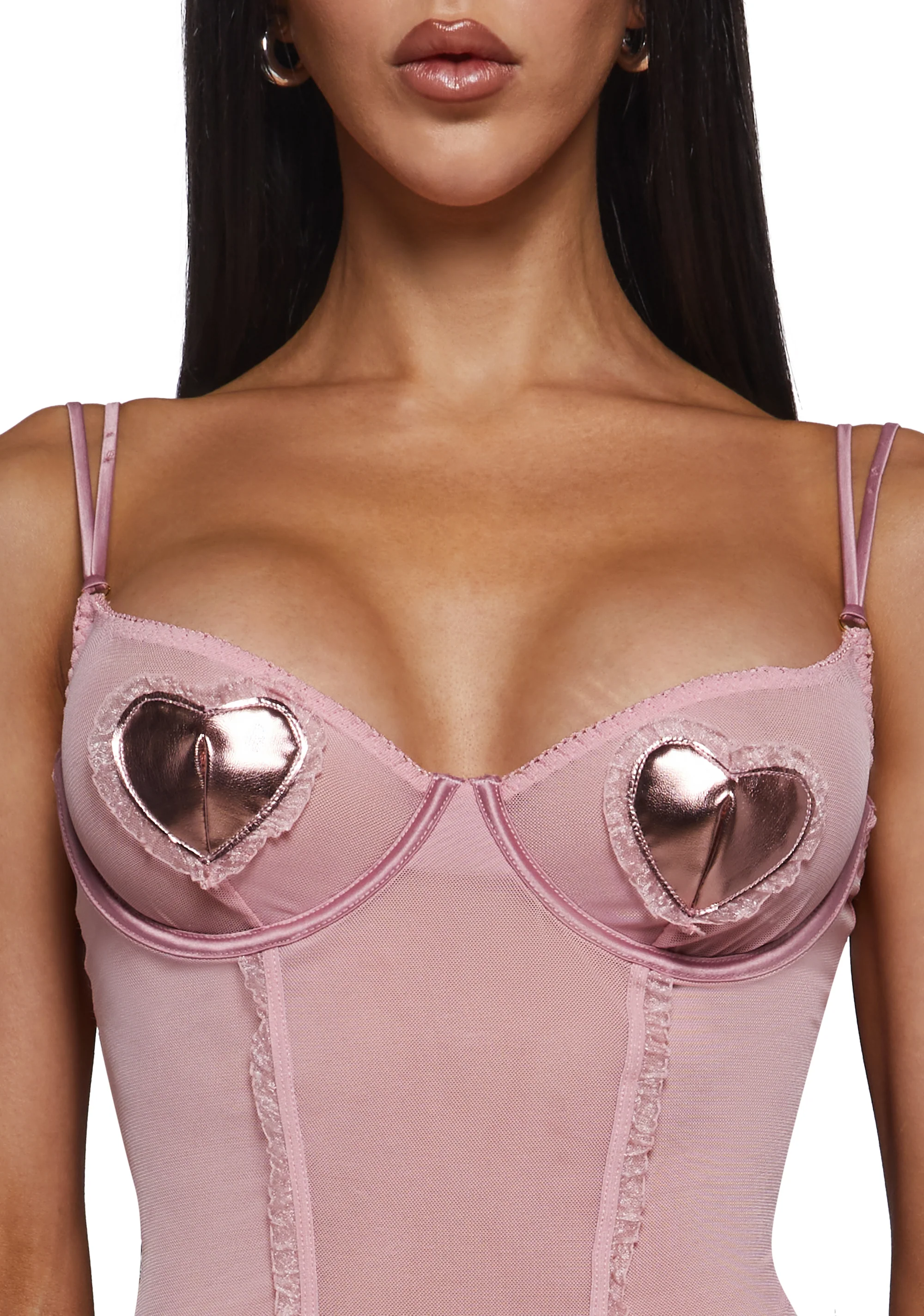 Heart of Metals Chemise Set - Pink - Image 5