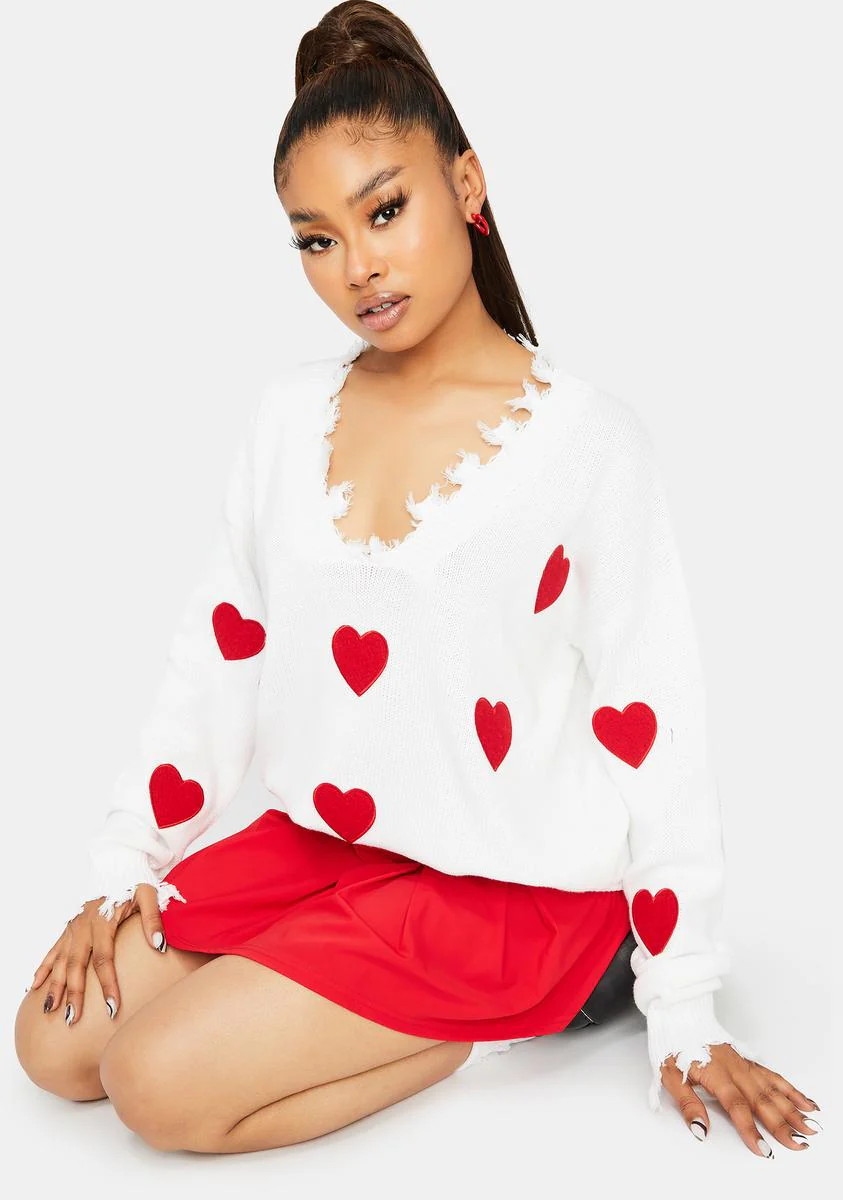 Heart On The Line Sweater - Image 2