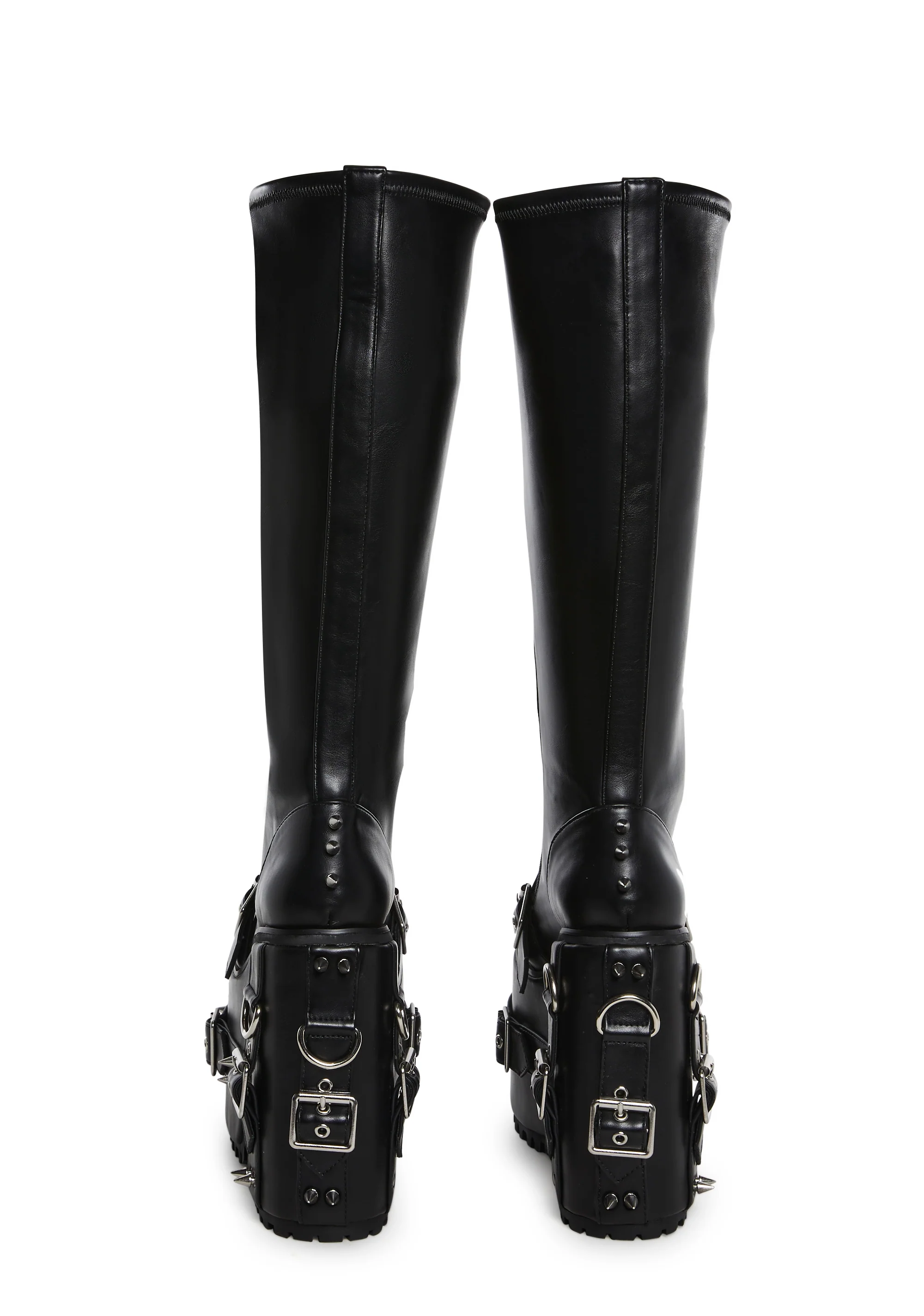 Heart To Break Knee High Stretch Boots - Image 4