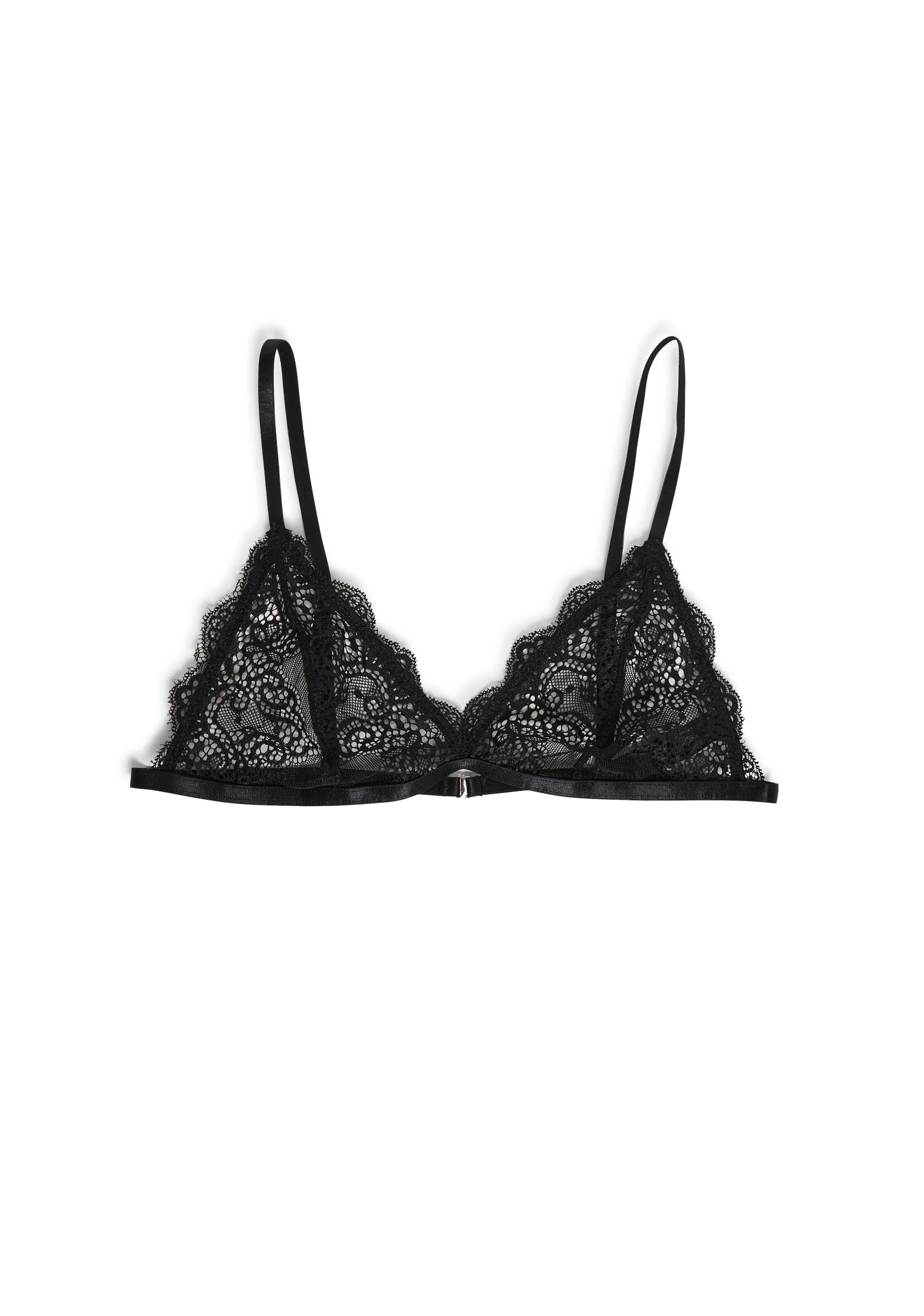 Heartless Lust Triangle Bra - Black - Image 3