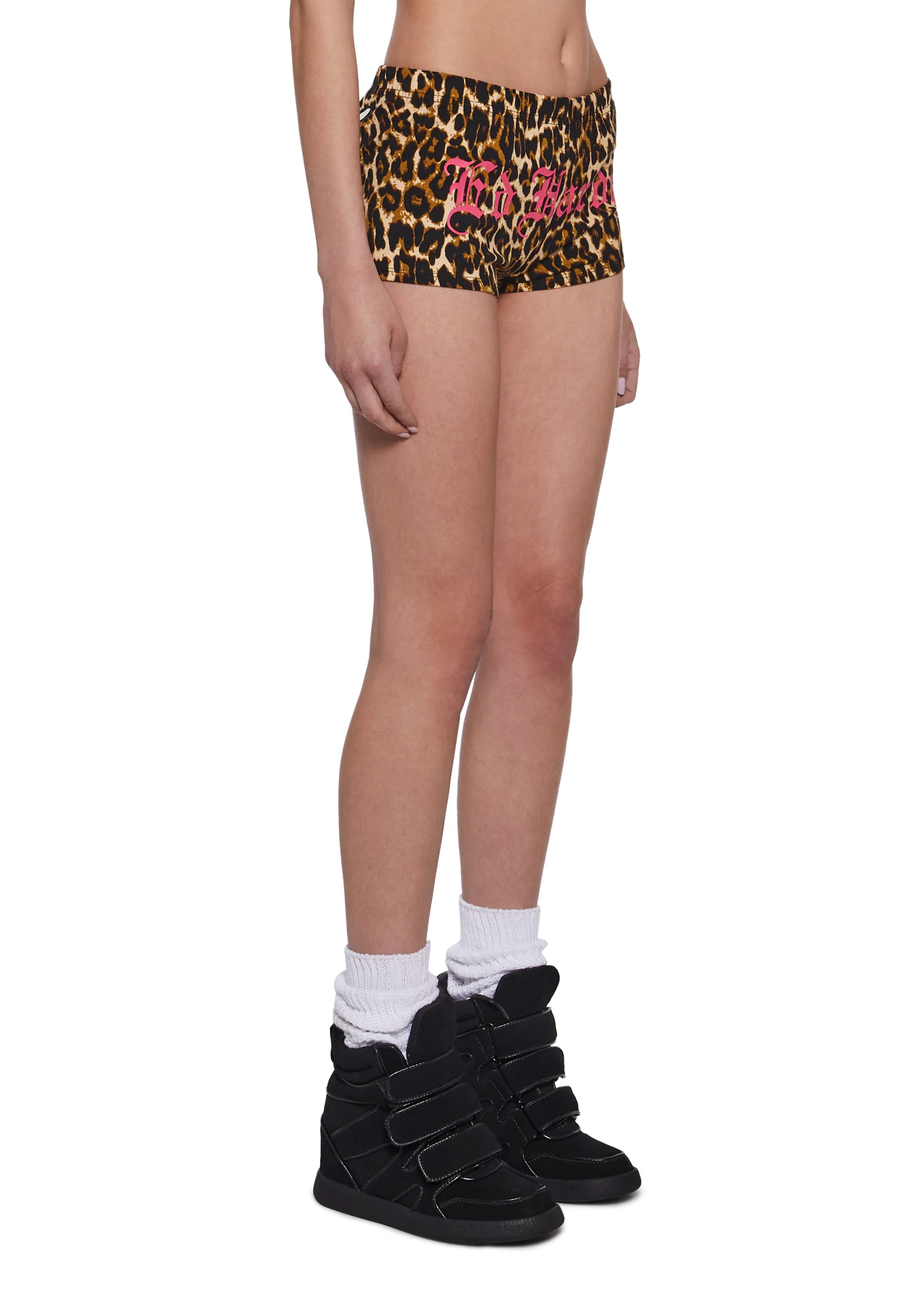 Leopard Booty Shorts - Image 3