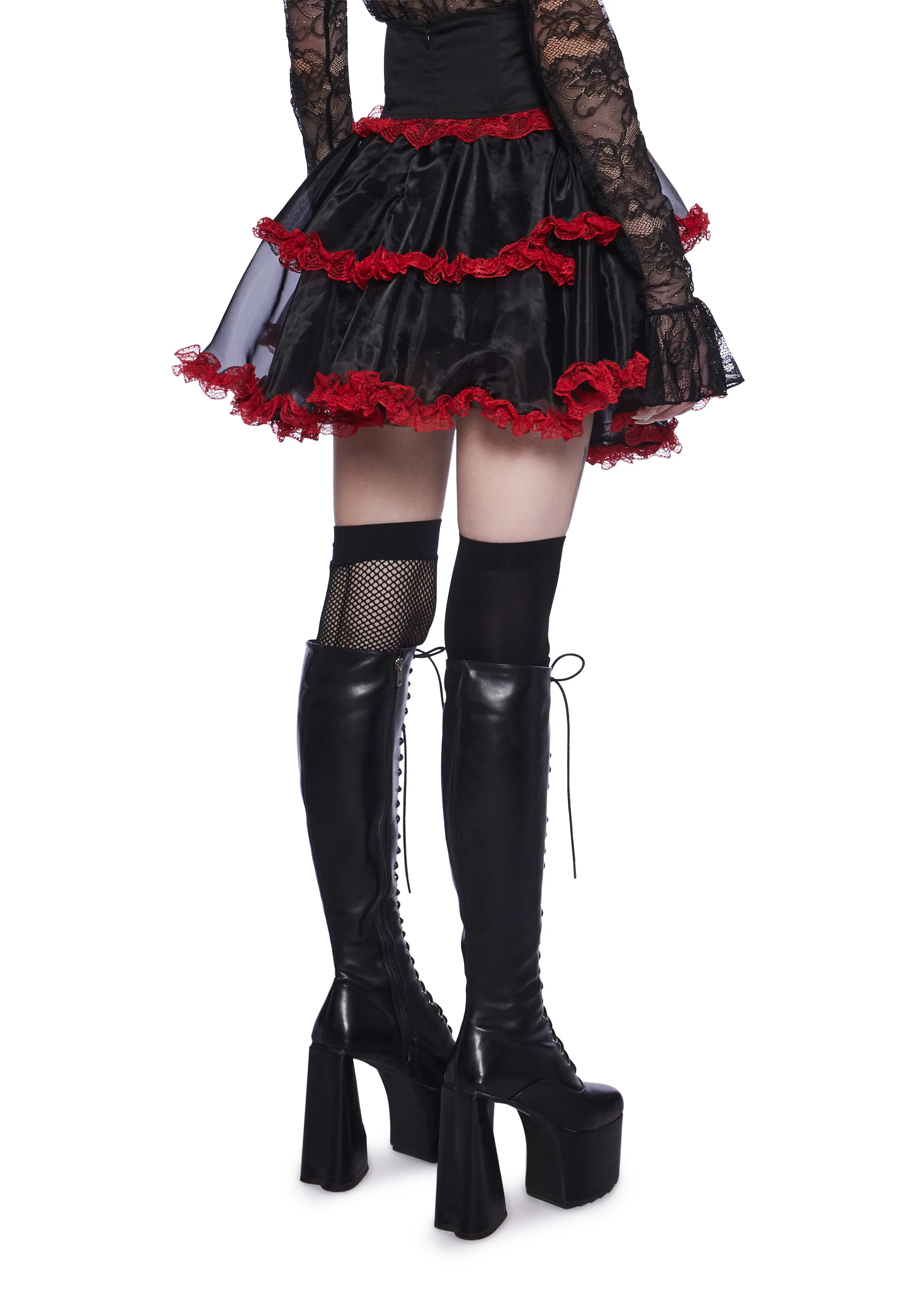 Heartsick Harlequin Mini Skirt - Image 4