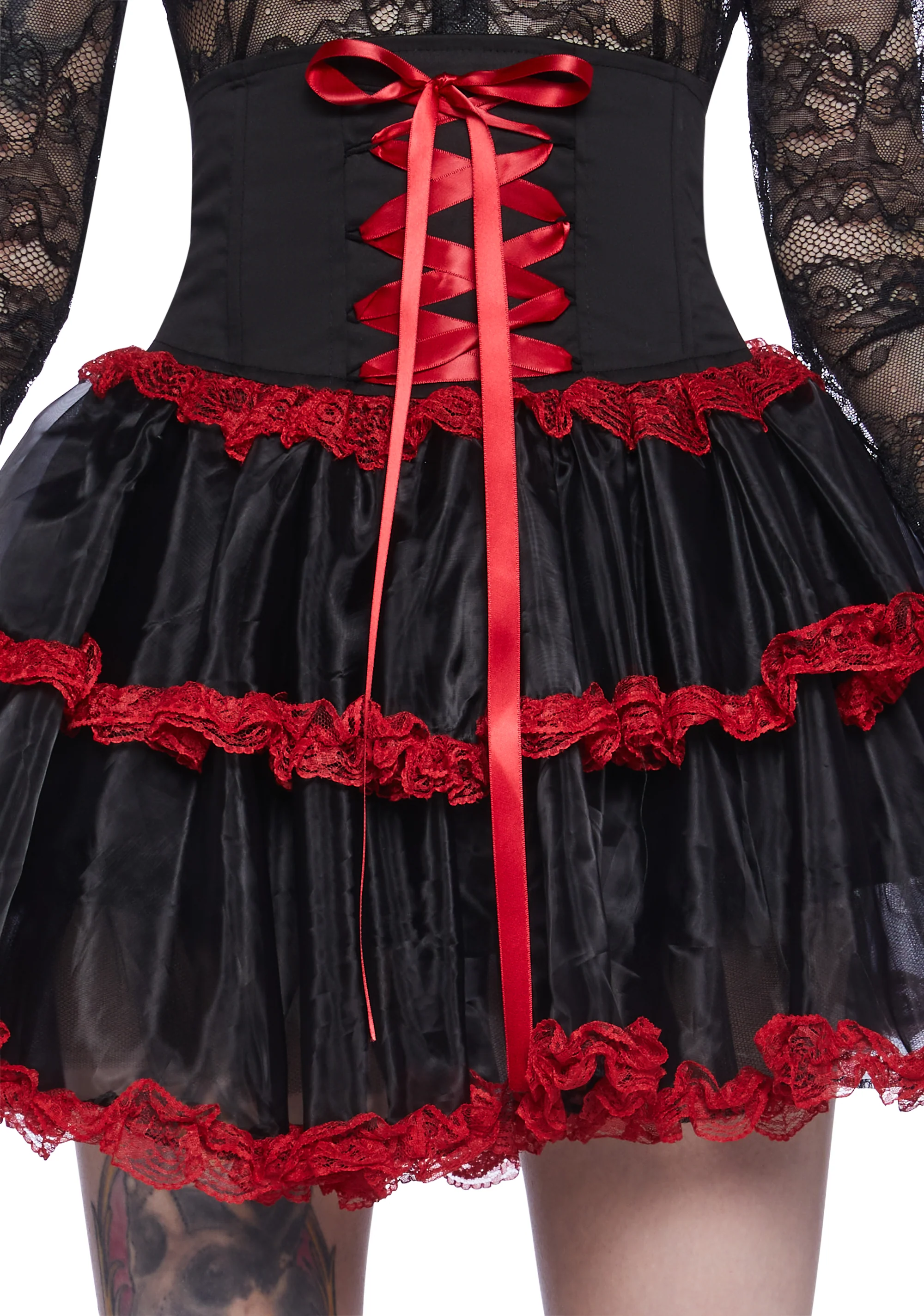 Heartsick Harlequin Mini Skirt - Image 5