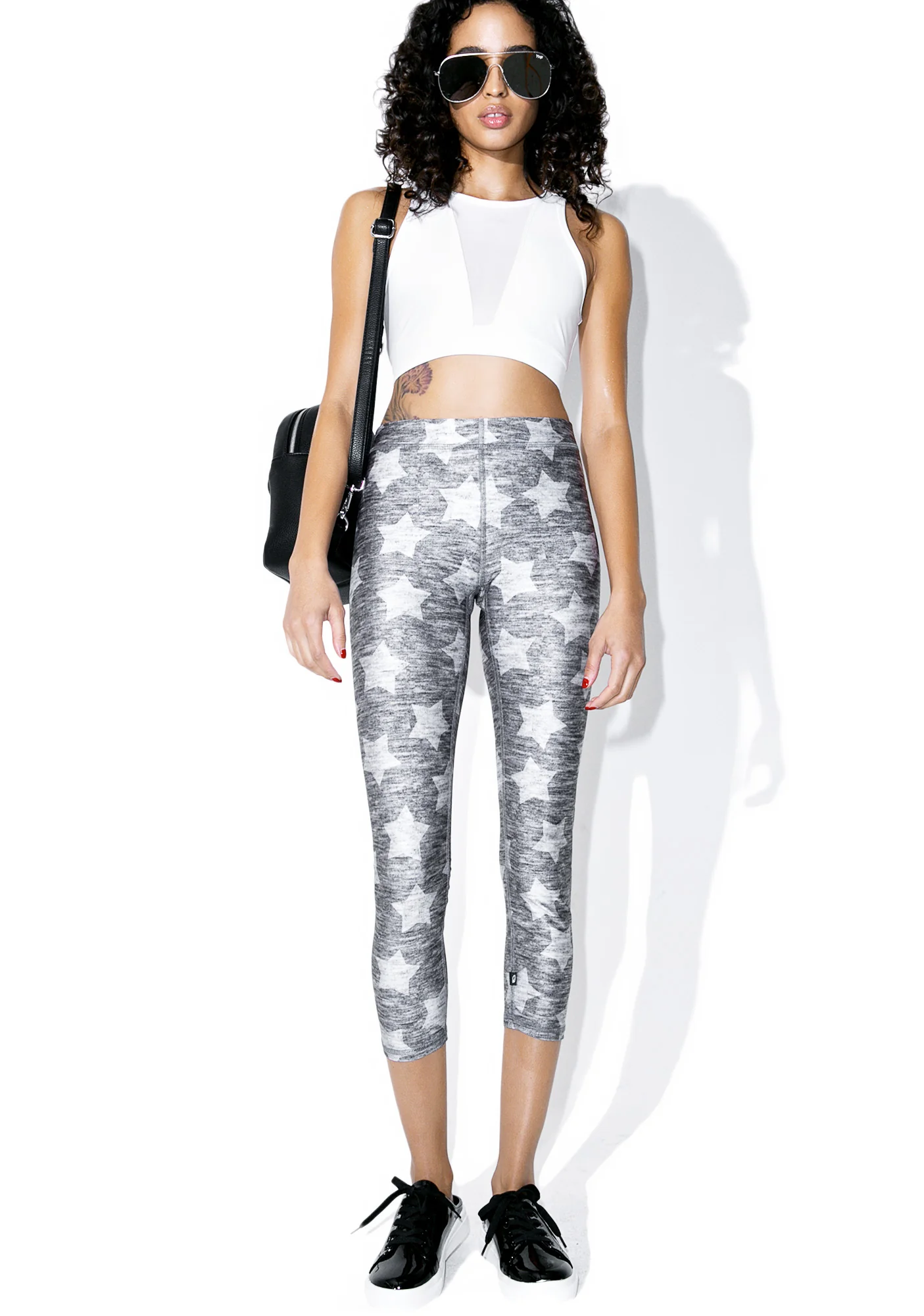 Heathered Stars Capris - Image 3