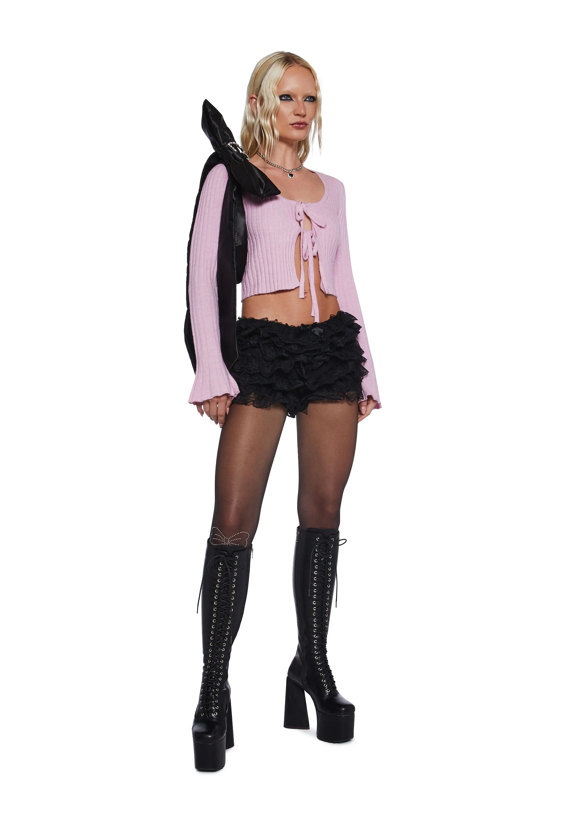 Heating Up Tie Front Cardigan - Image 2