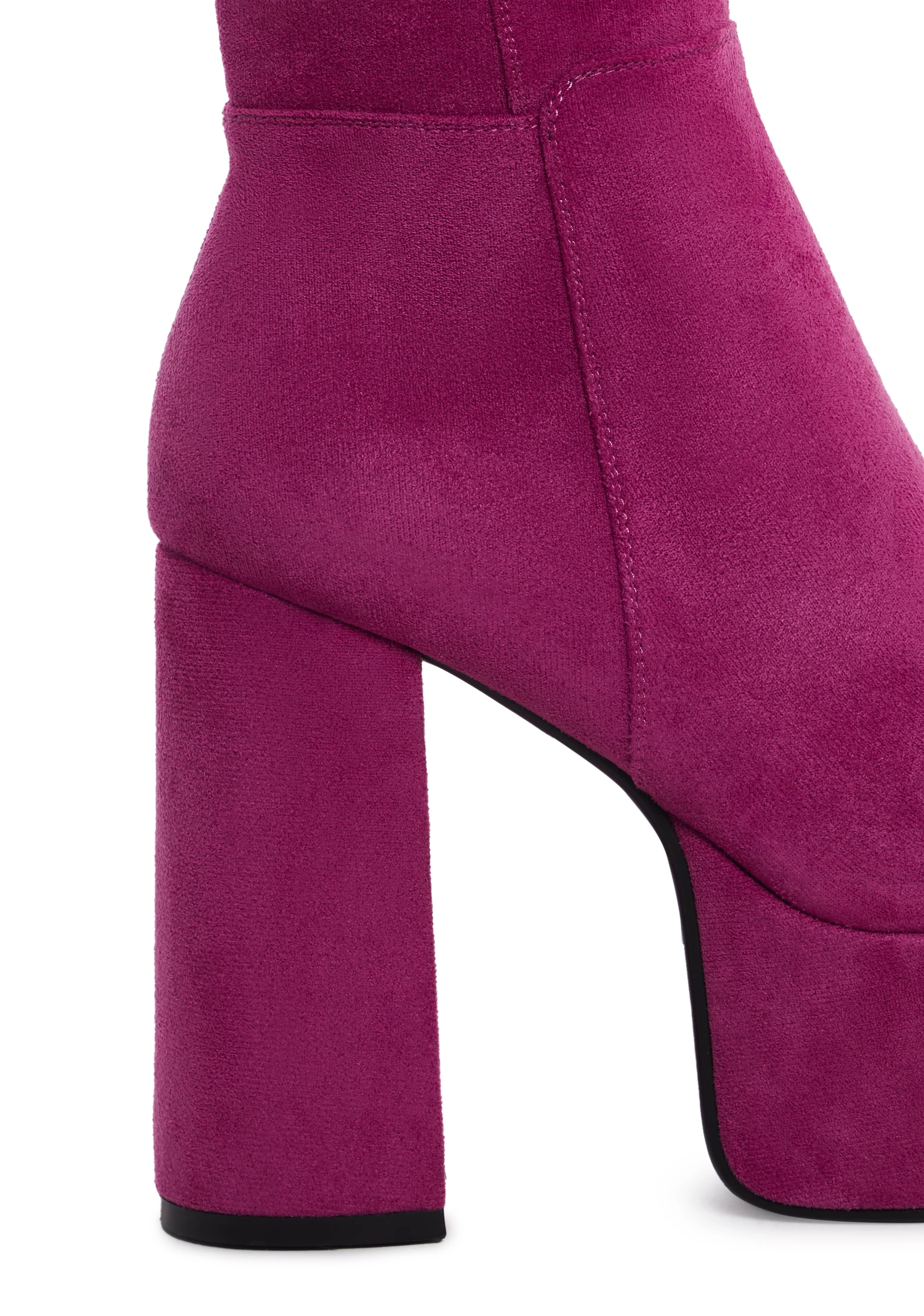 Heaven Knows Platform Boots - Fuchsia - Image 2