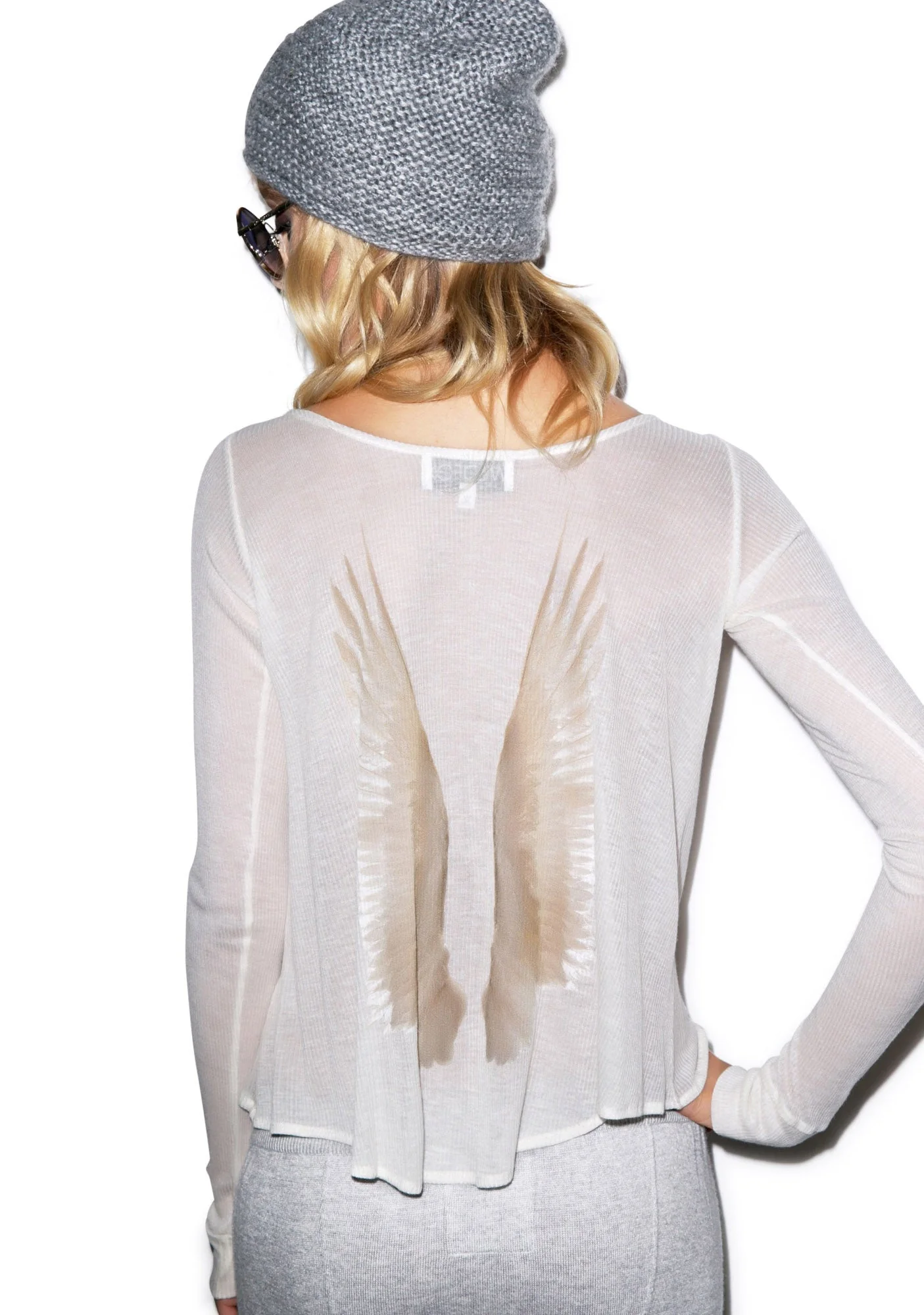 Heavenly Cassidy Long Sleeve - White - Image 9