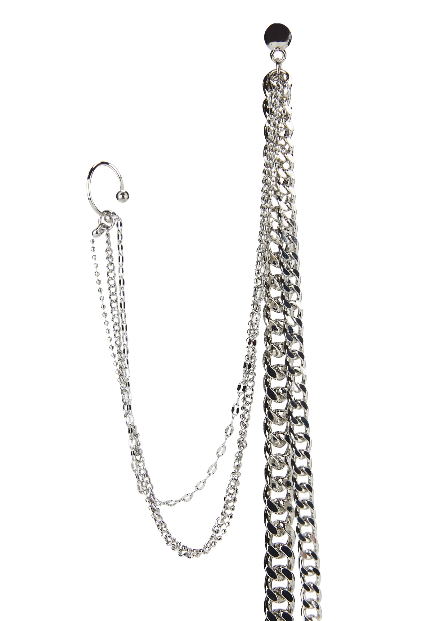 Heaven's Wrath Nose Chain Earring - Image 2