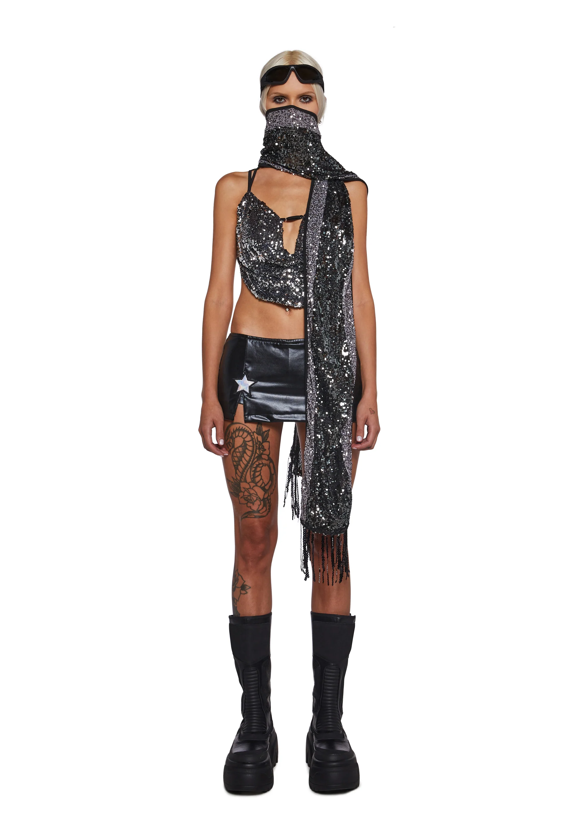 Clear Curiosity Scarf - Metallic - Image 4
