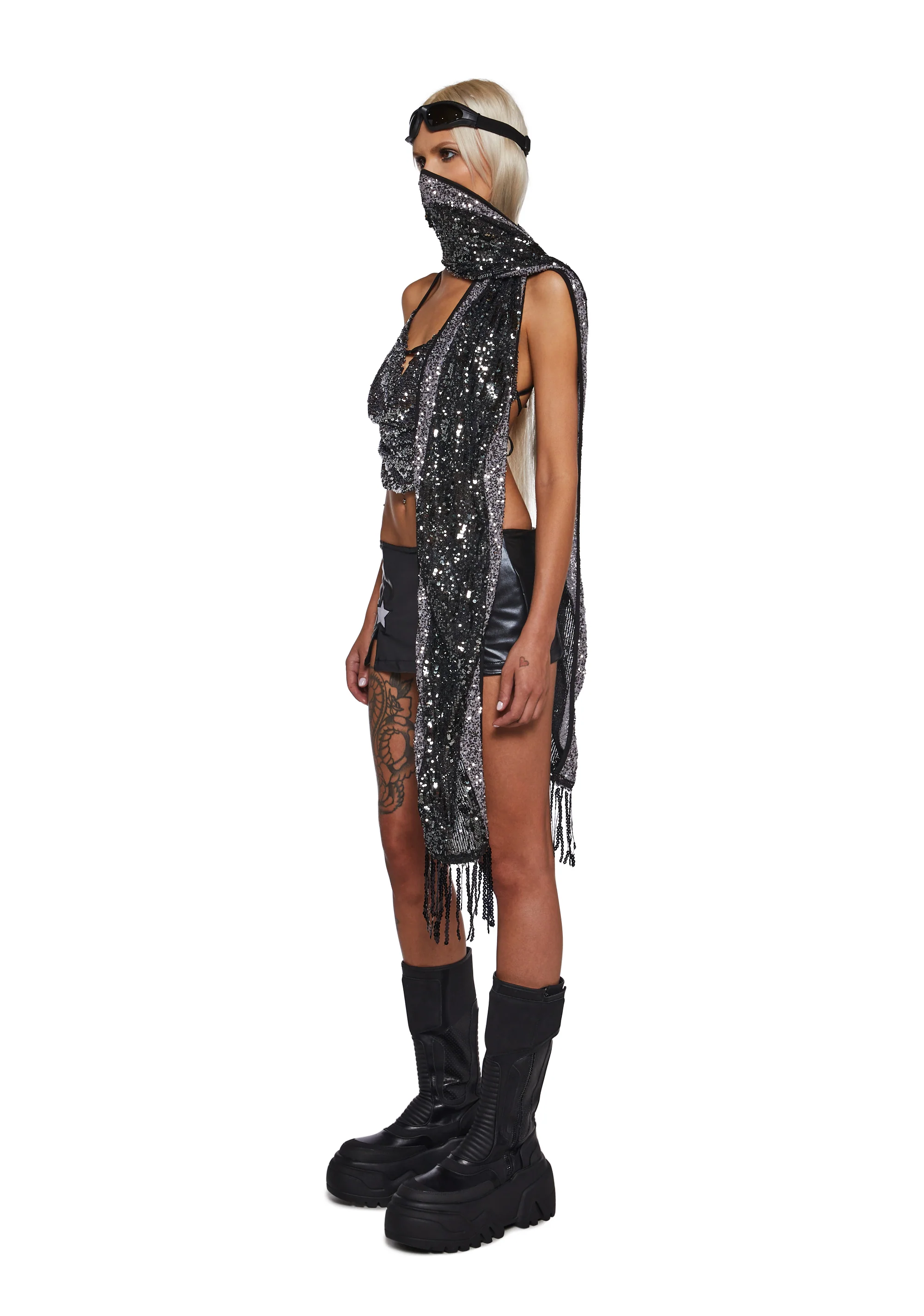 Clear Curiosity Scarf - Metallic - Image 5