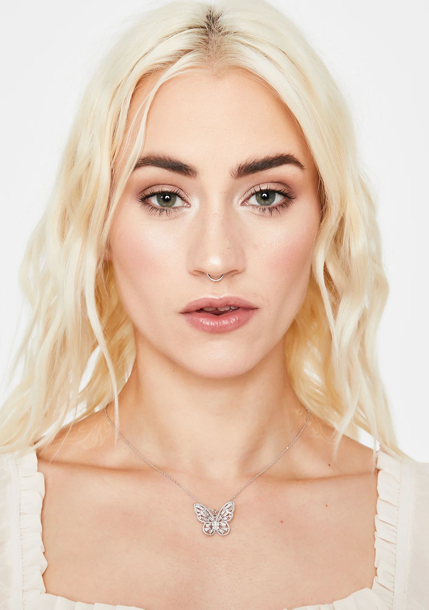 Heiress High Butterfly Necklace - Image 2