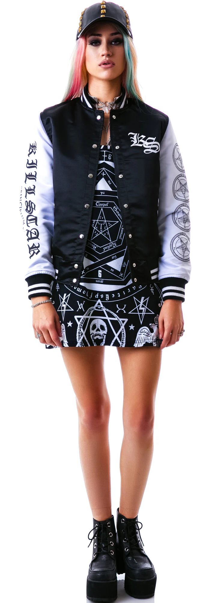 Hell Yeah Varsity Jacket - Black - Image 6