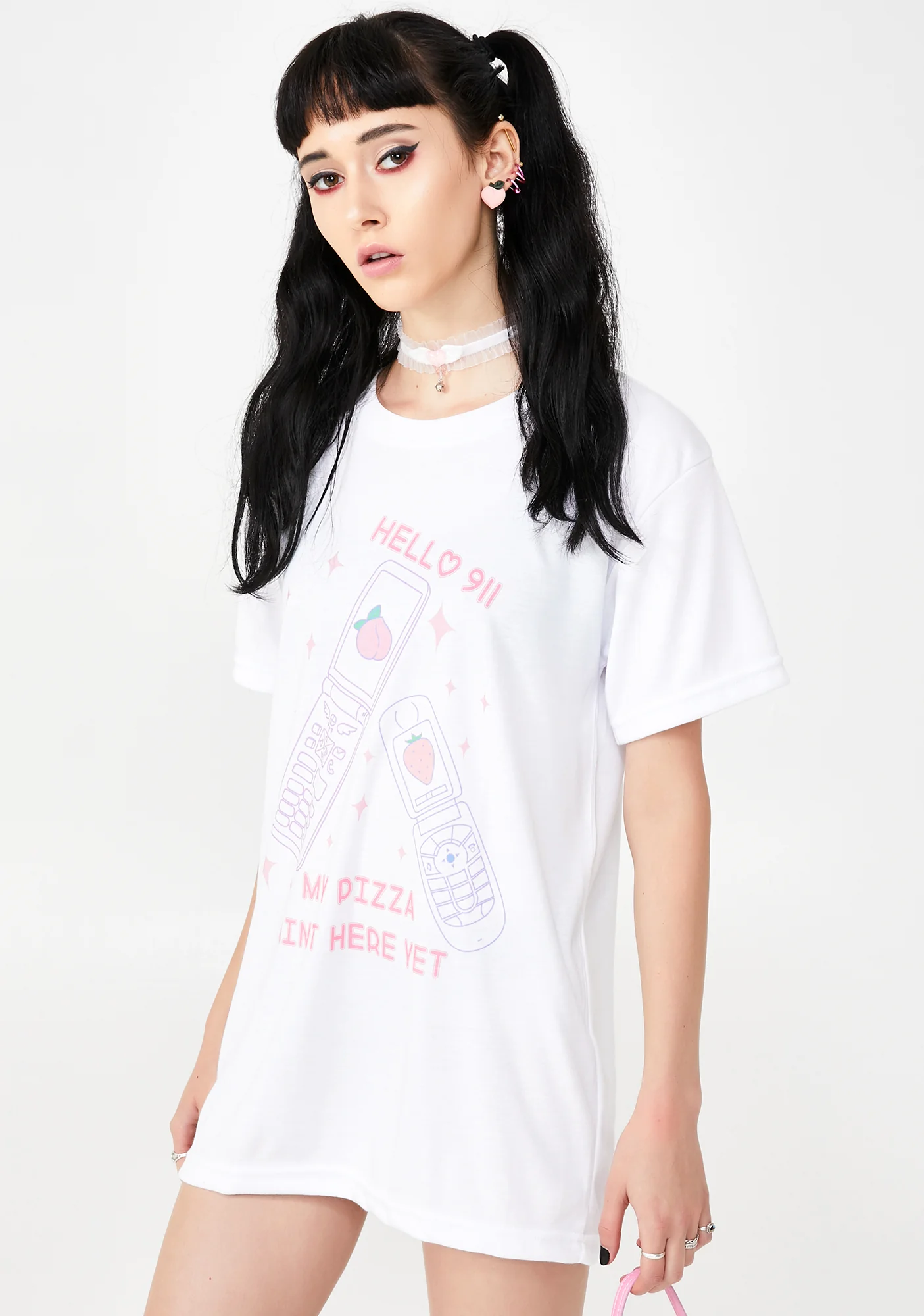 Hello 911 Graphic Tee - Image 2