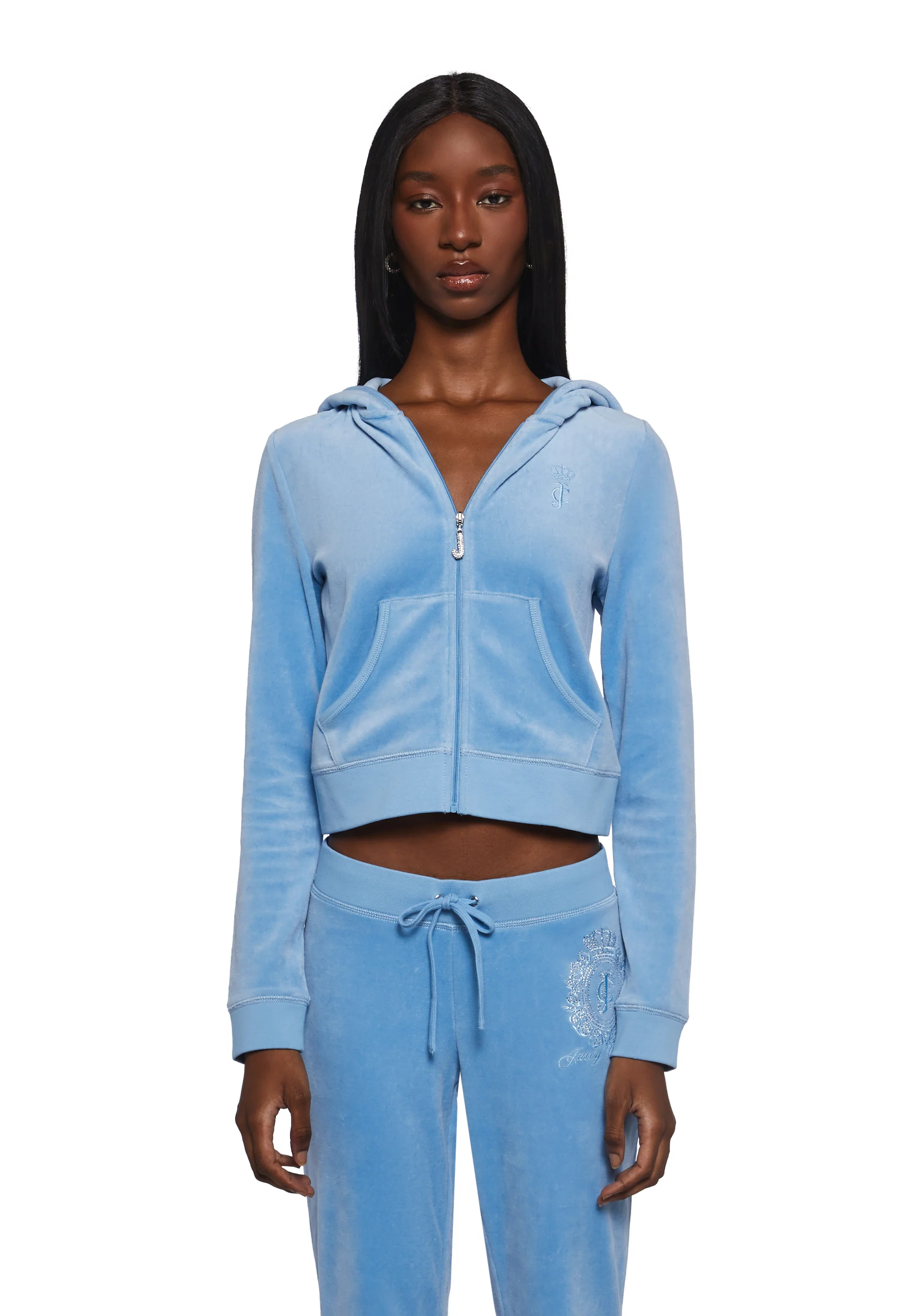 Crown Heritage Cotton Velour Hoodie - Image 5
