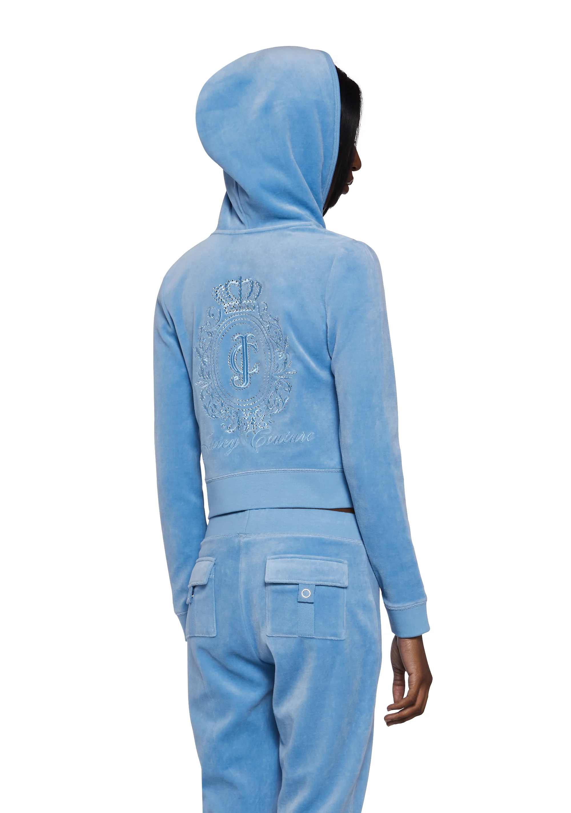 Crown Heritage Cotton Velour Hoodie - Image 6