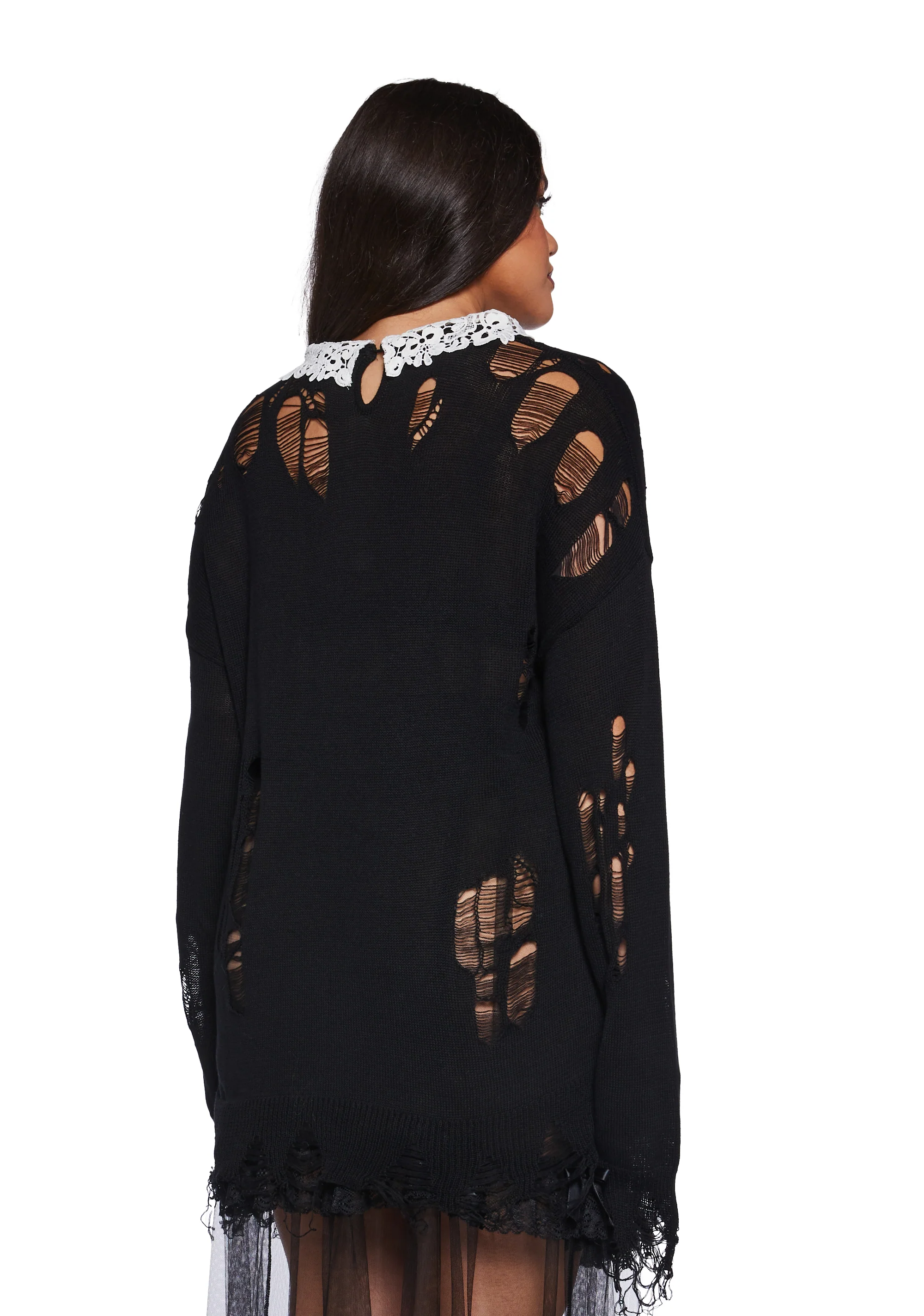 Hexed Vices Distressed Sweater - Image 9