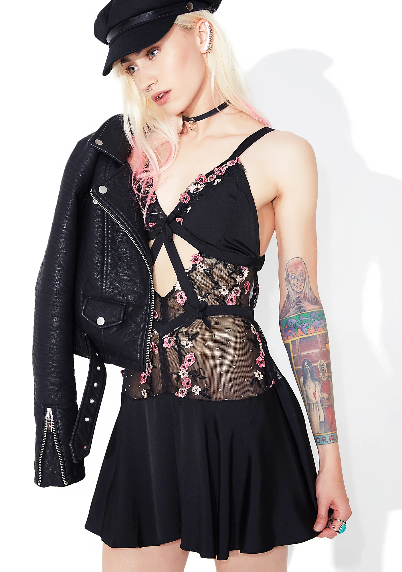 Hibiscus Silk Nightgown - Image 2