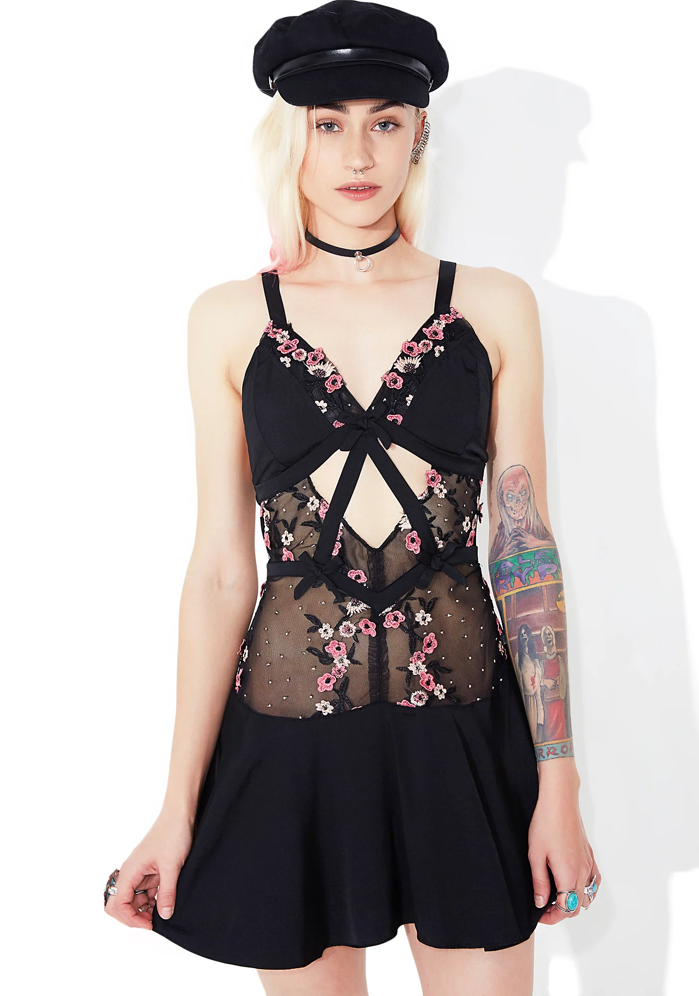 Hibiscus Silk Nightgown - Image 3